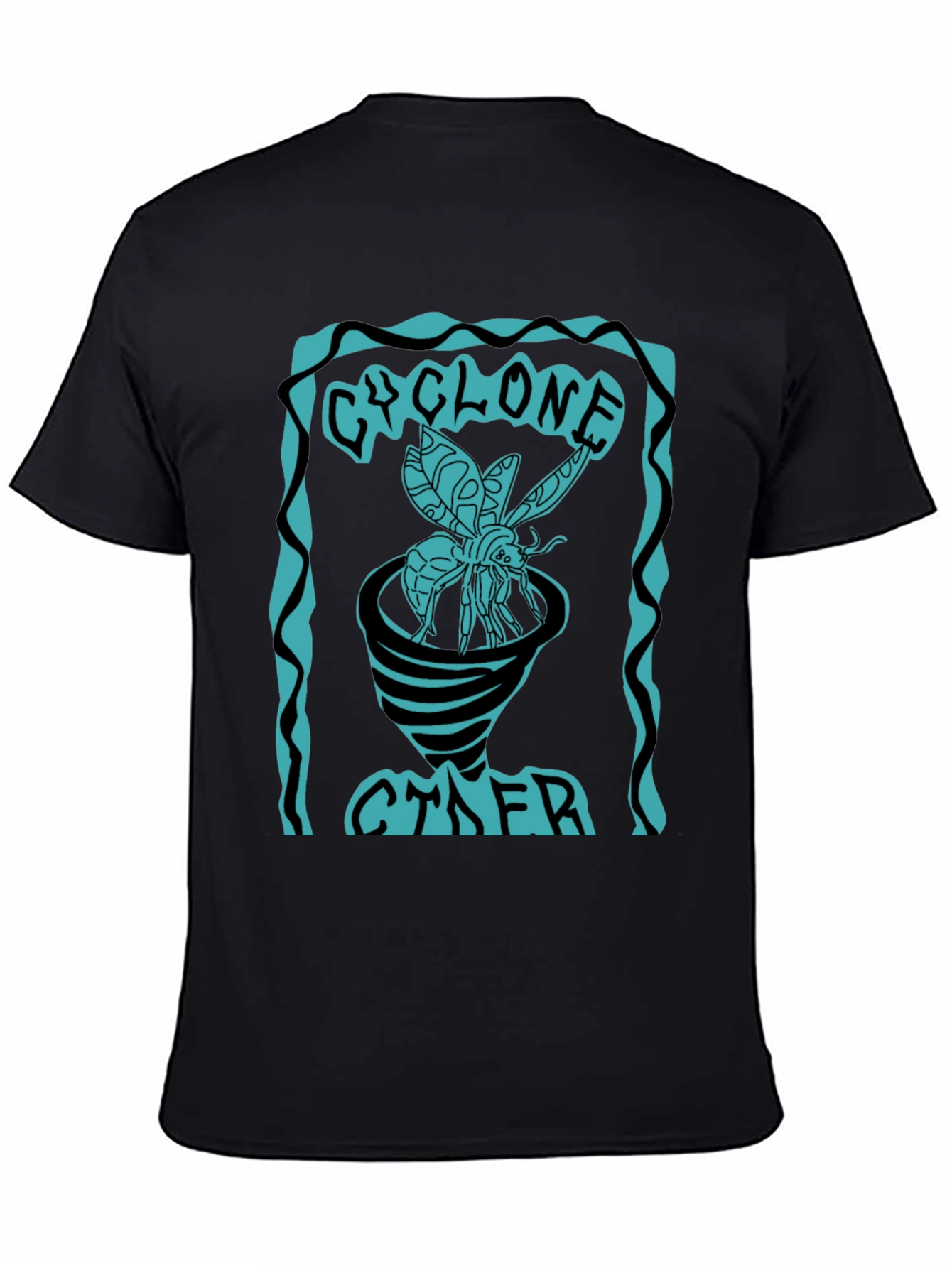 Cyclone Cyber T-Shirt - Unique Graphic Tee