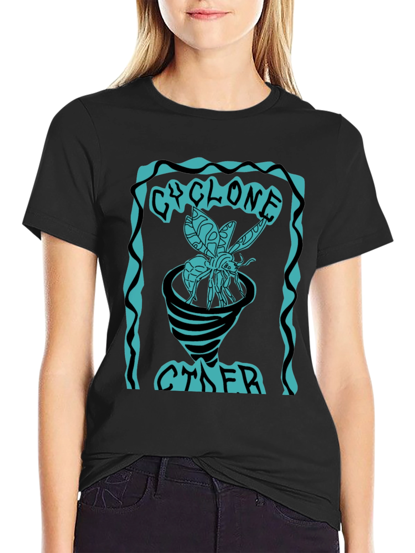 Cyclone Cyber T-Shirt - Unique Graphic Tee