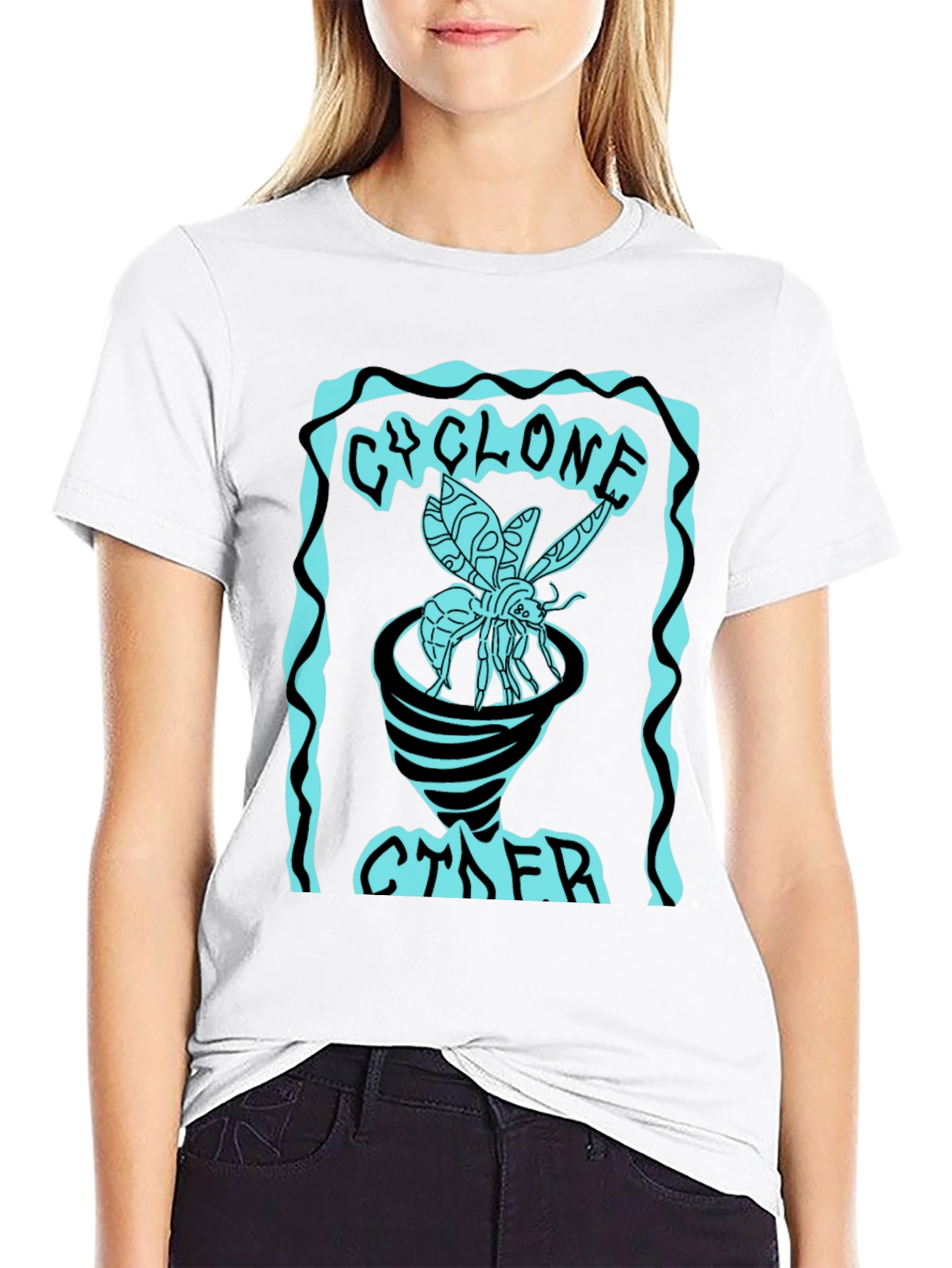 Cyclone Cyber T-Shirt - Unique Graphic Tee
