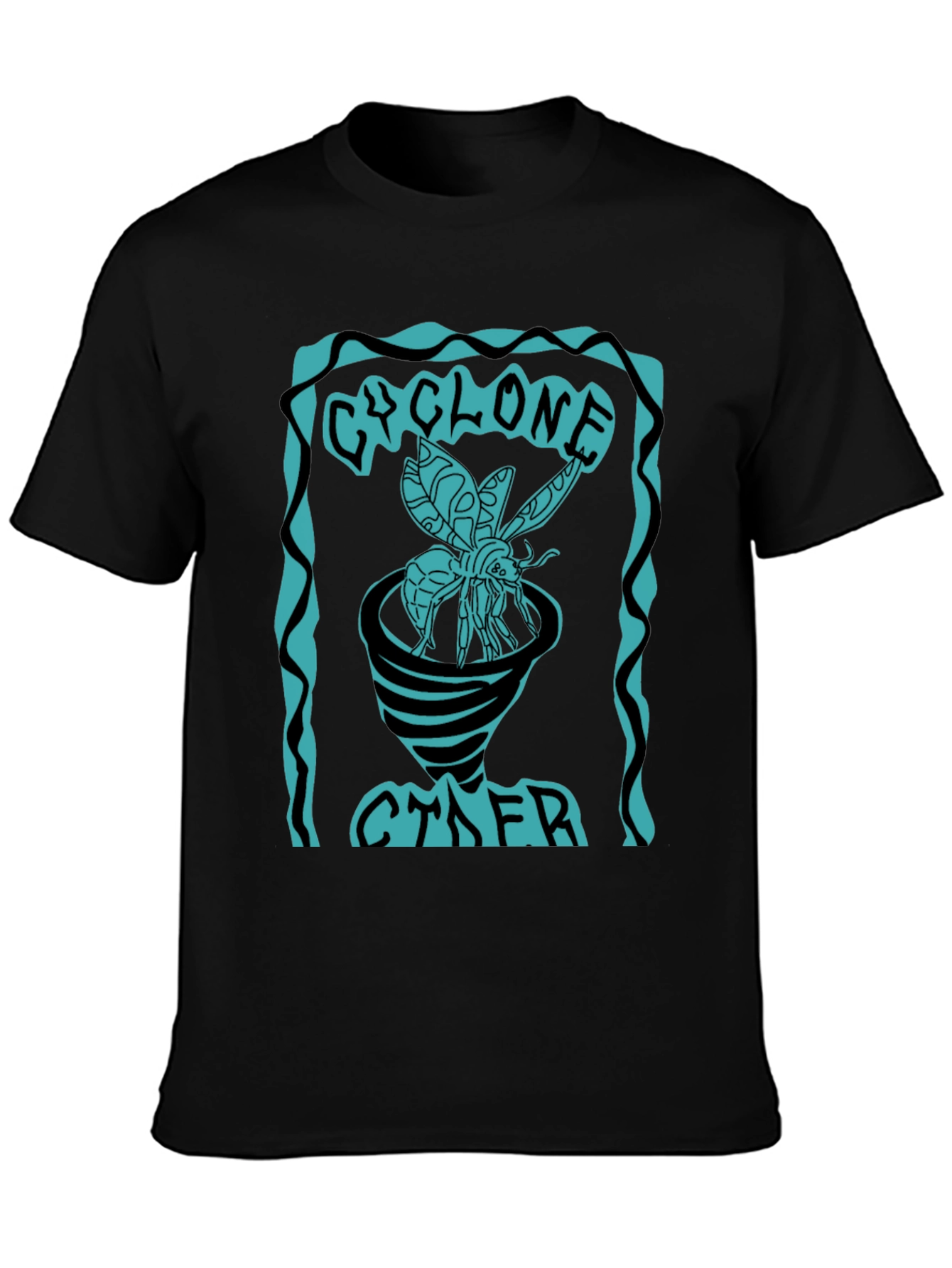 Cyclone Cyber T-Shirt - Unique Graphic Tee