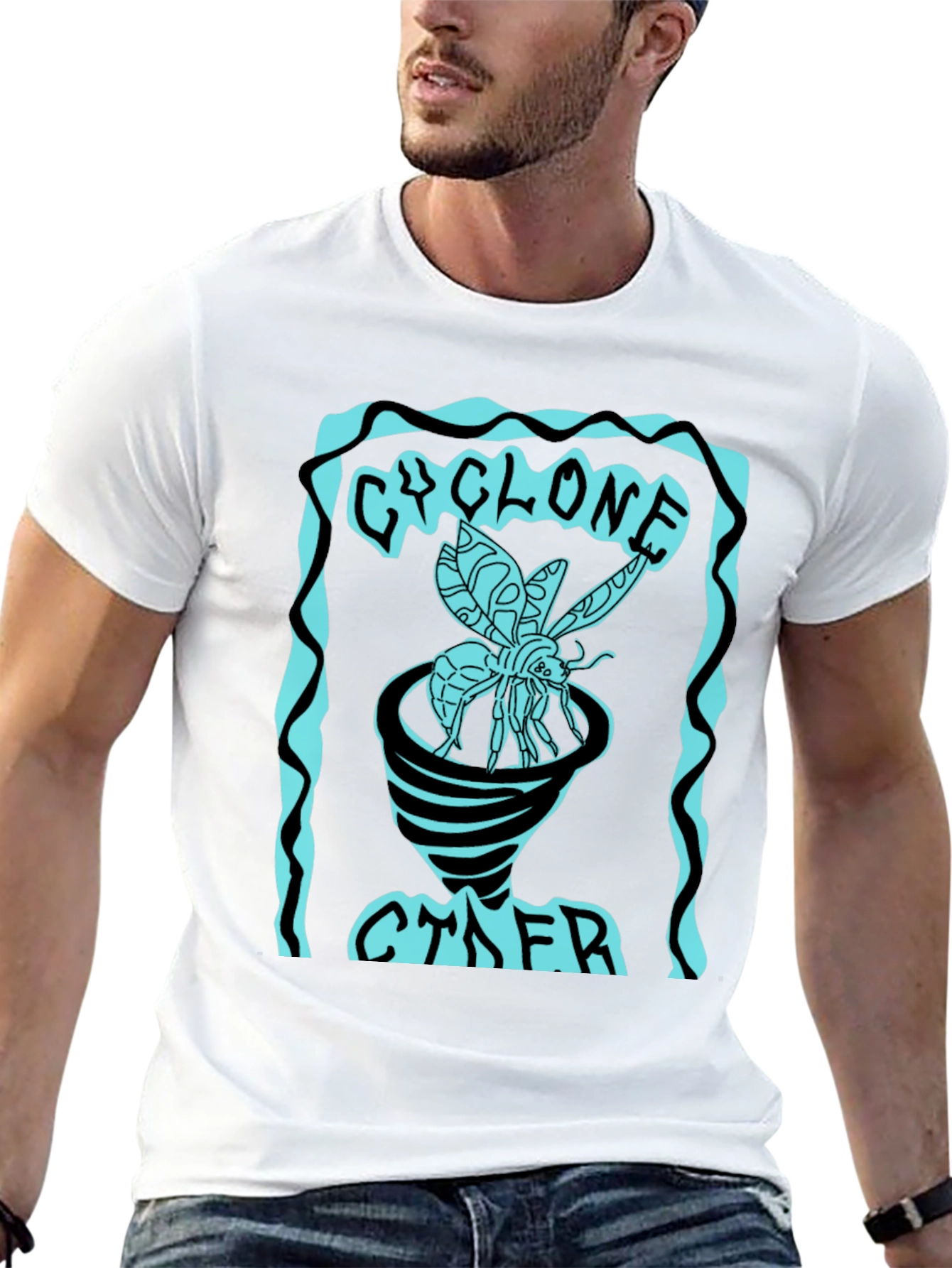 Cyclone Cyber T-Shirt - Unique Graphic Tee