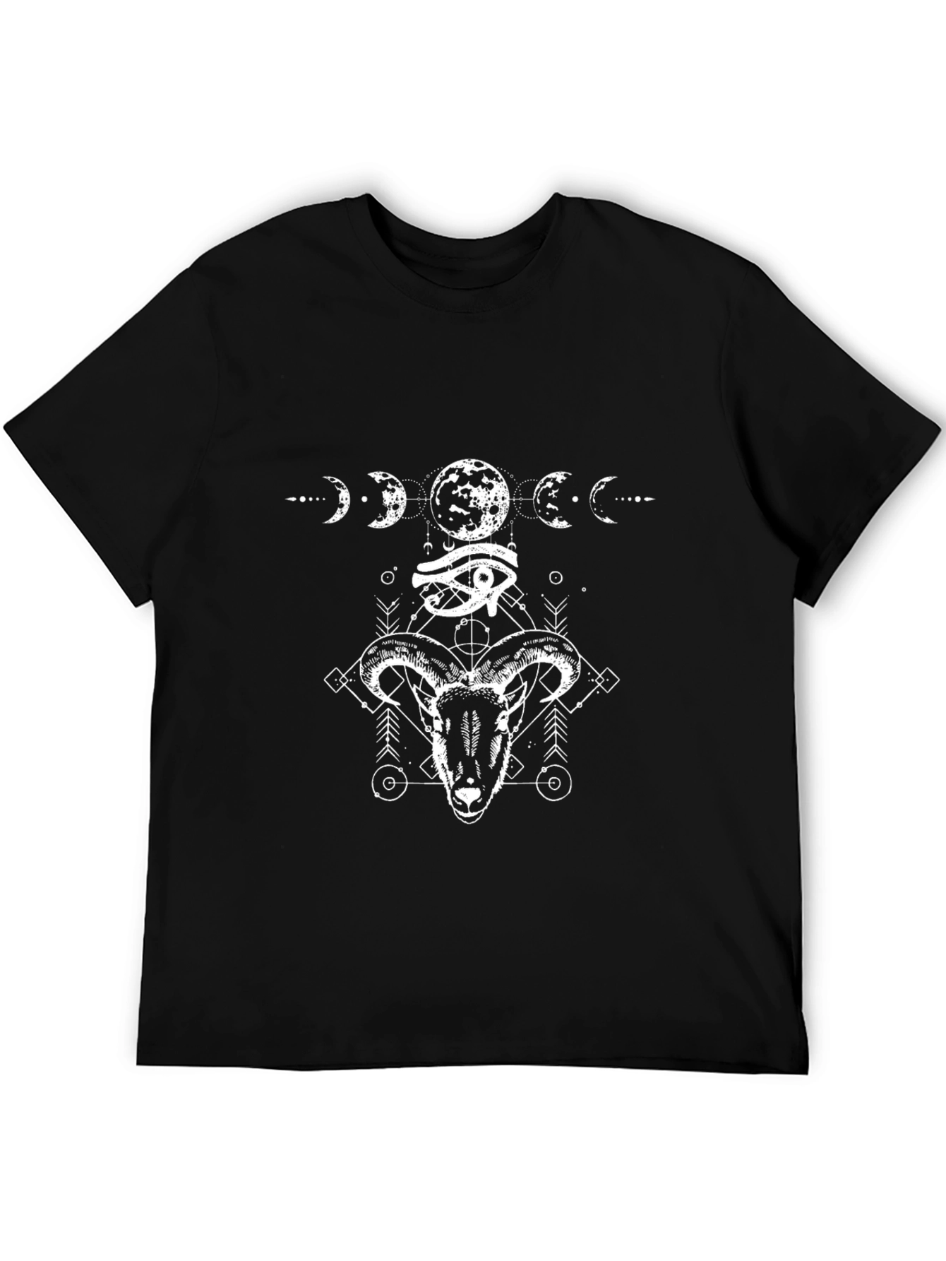 Mystic Ram Graphic Tee - Black T-Shirt