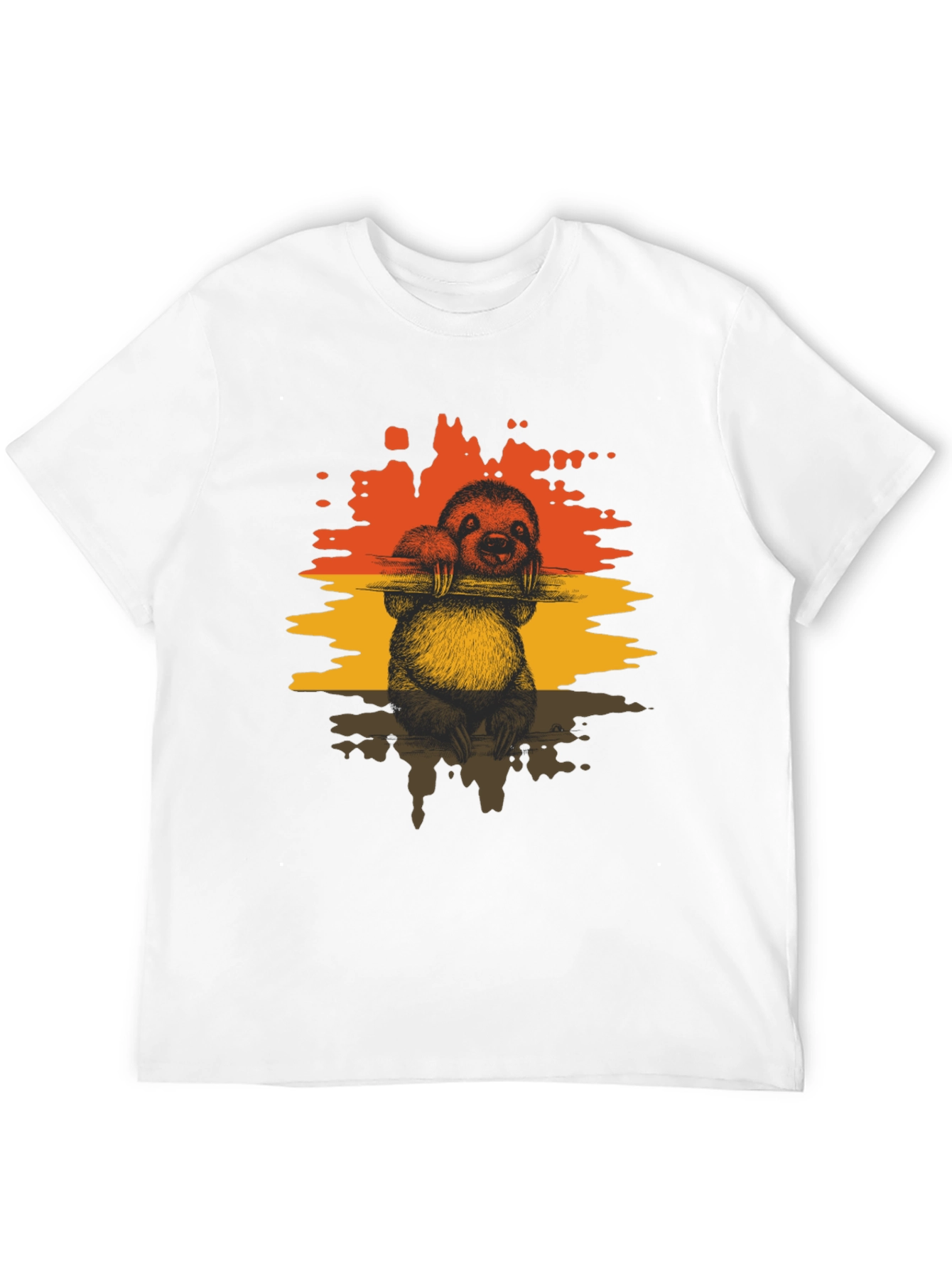 Sloth Graphic Tee - Relaxed Style