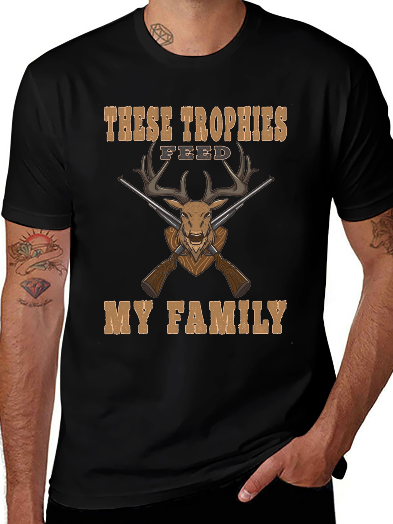 Hunting Trophy Graphic T-Shirt