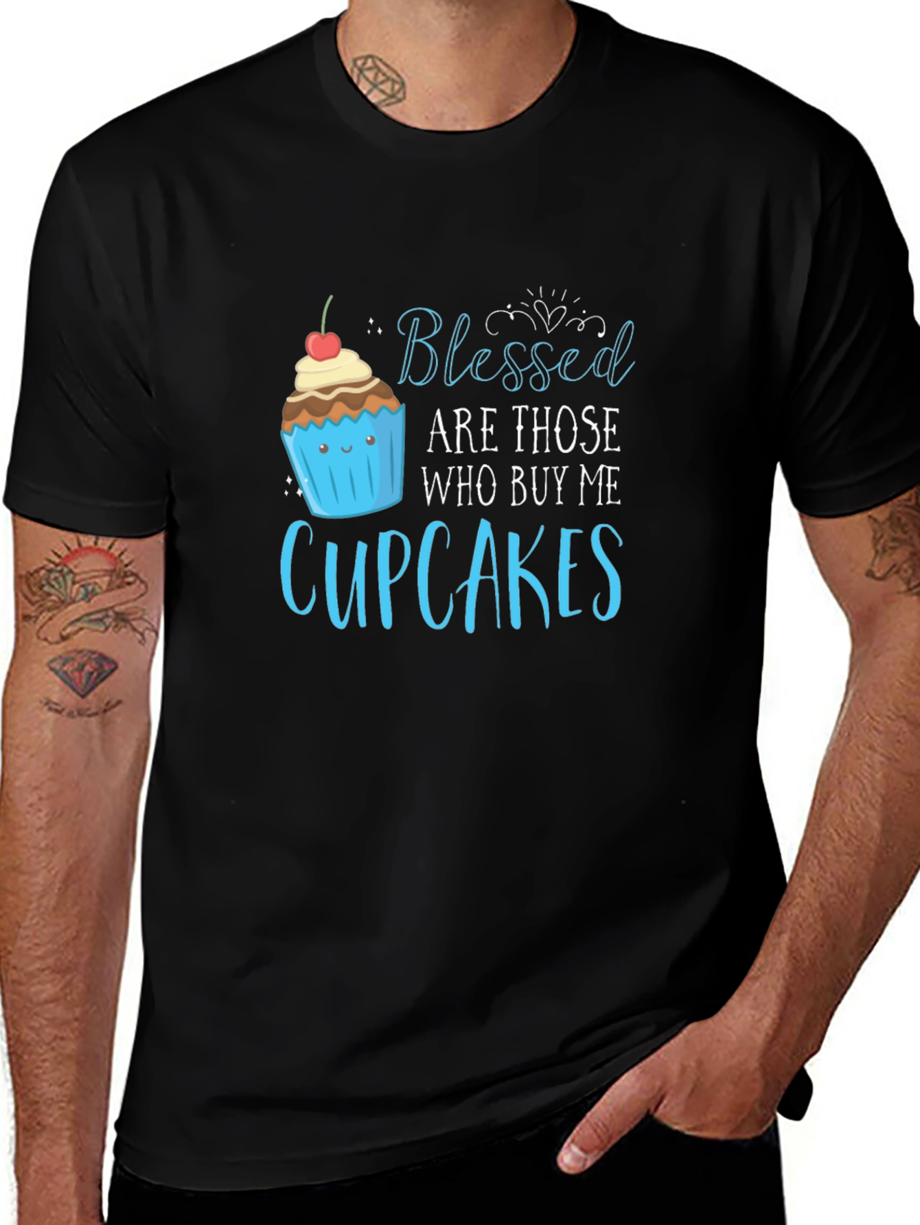 Blessed Cupcakes Graphic T-Shirt