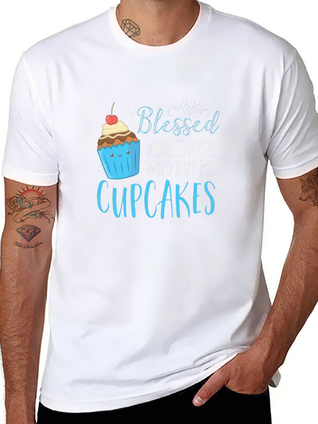Blessed Cupcakes Graphic T-Shirt