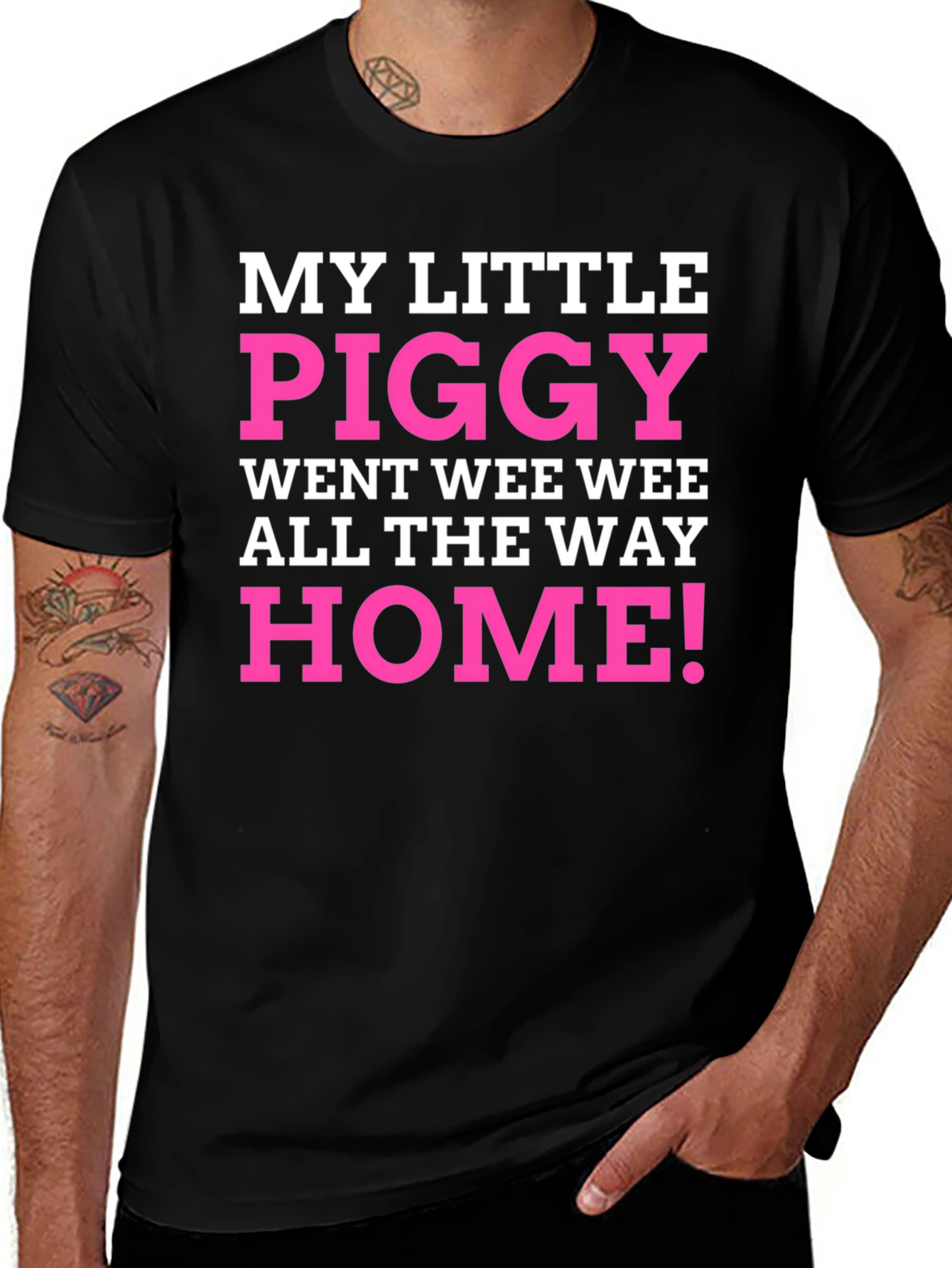 My Little Piggy Funny Graphic Tee