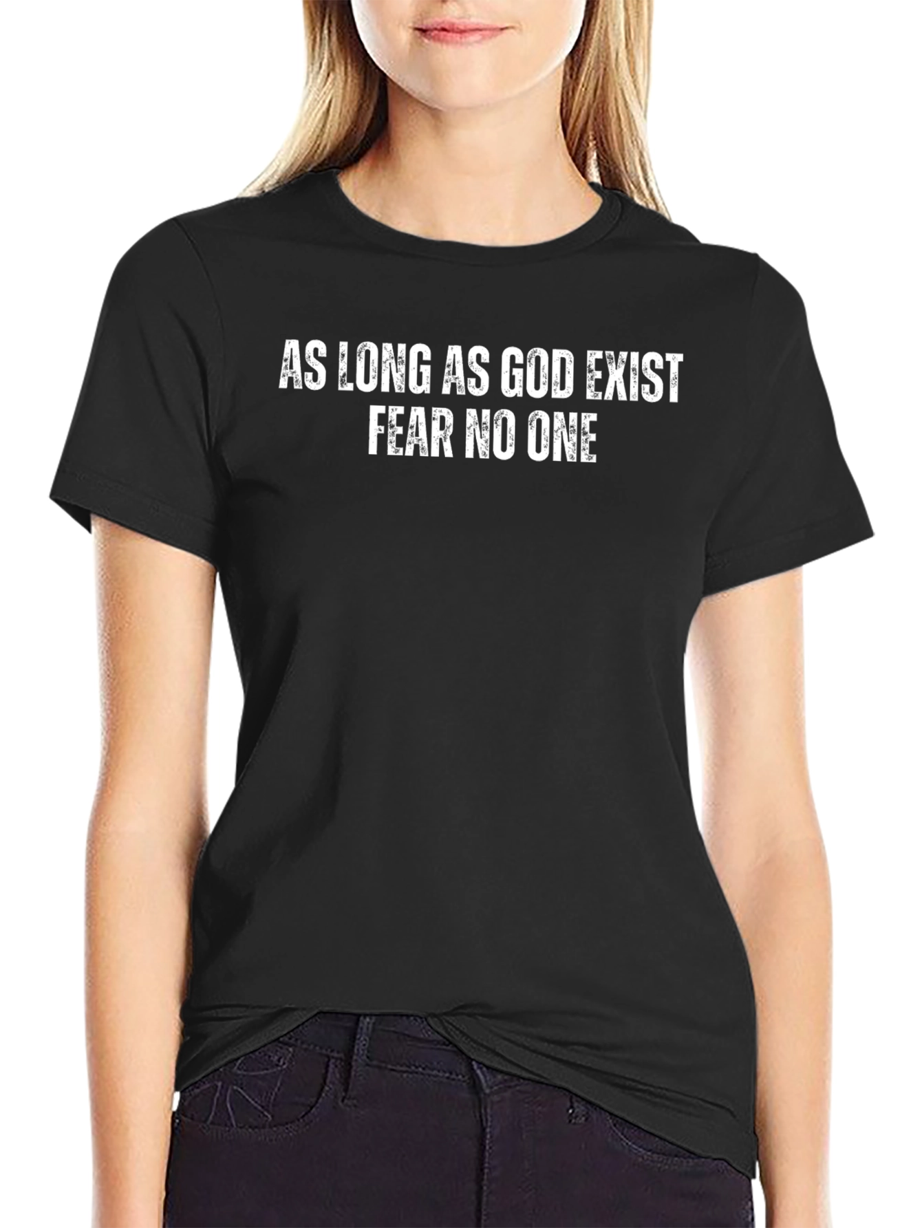 Fear No One Graphic Tee - Religious T-Shirt