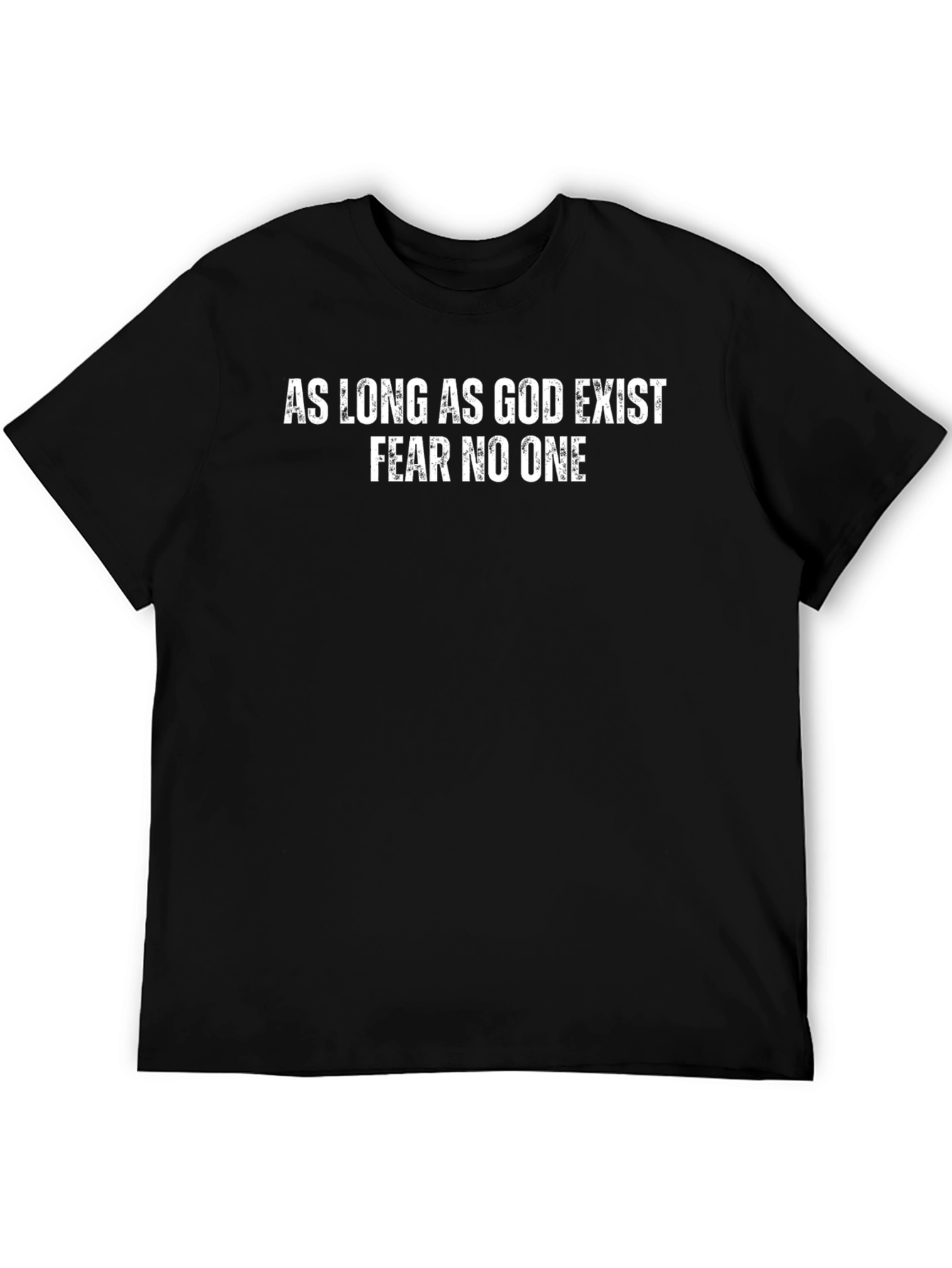 Fear No One Graphic Tee - Religious T-Shirt