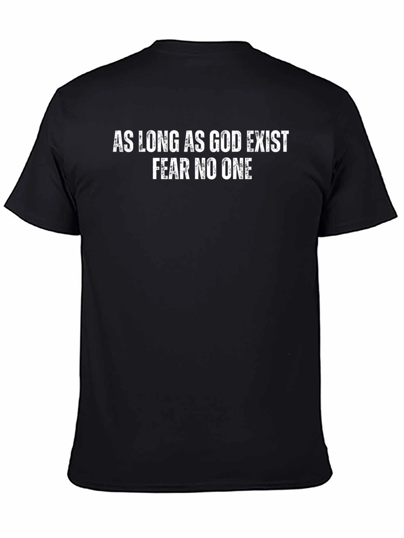 Fear No One Graphic Tee - Religious T-Shirt