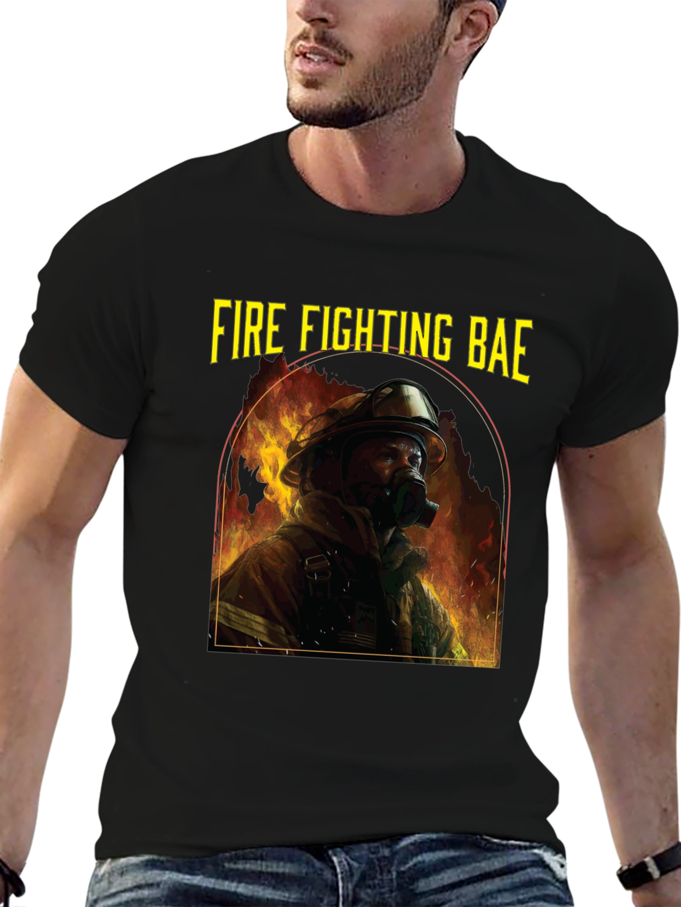Fire Fighting Bae Graphic T-Shirt