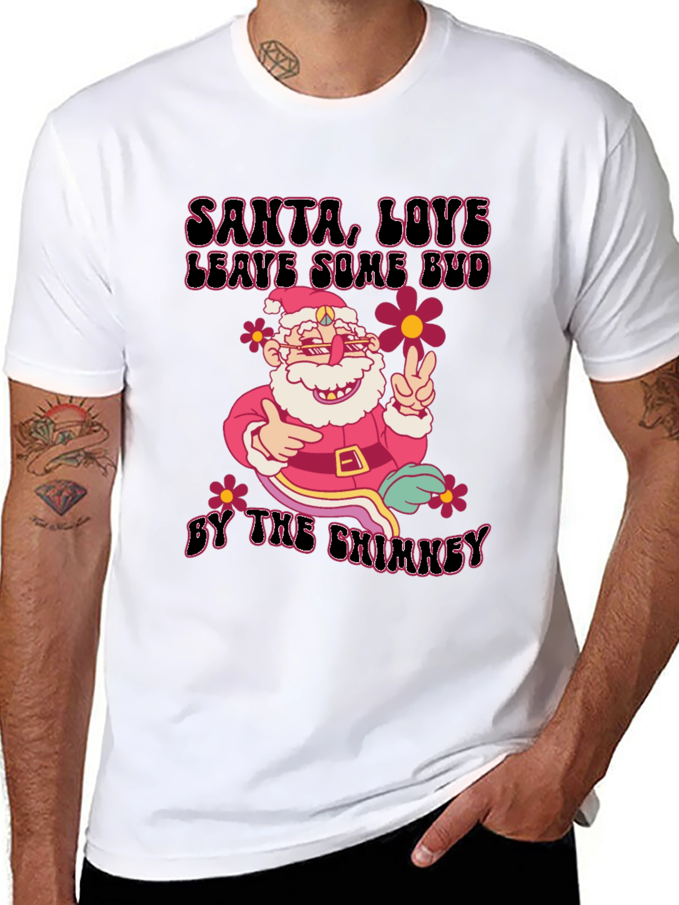 Santa Love Leave Some Bud T-Shirt