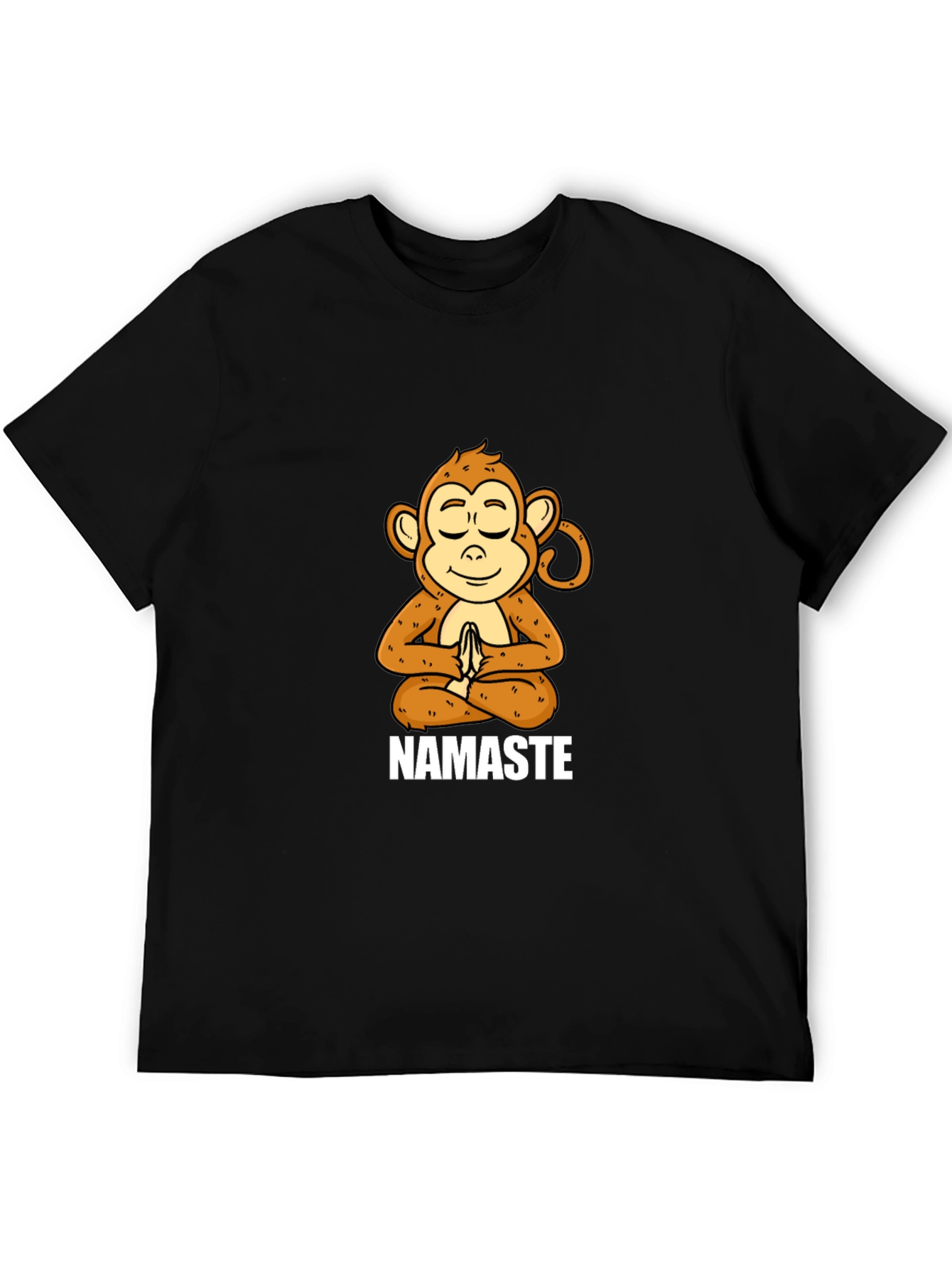 Namaste Monkey Graphic Tee - Relaxed Fit