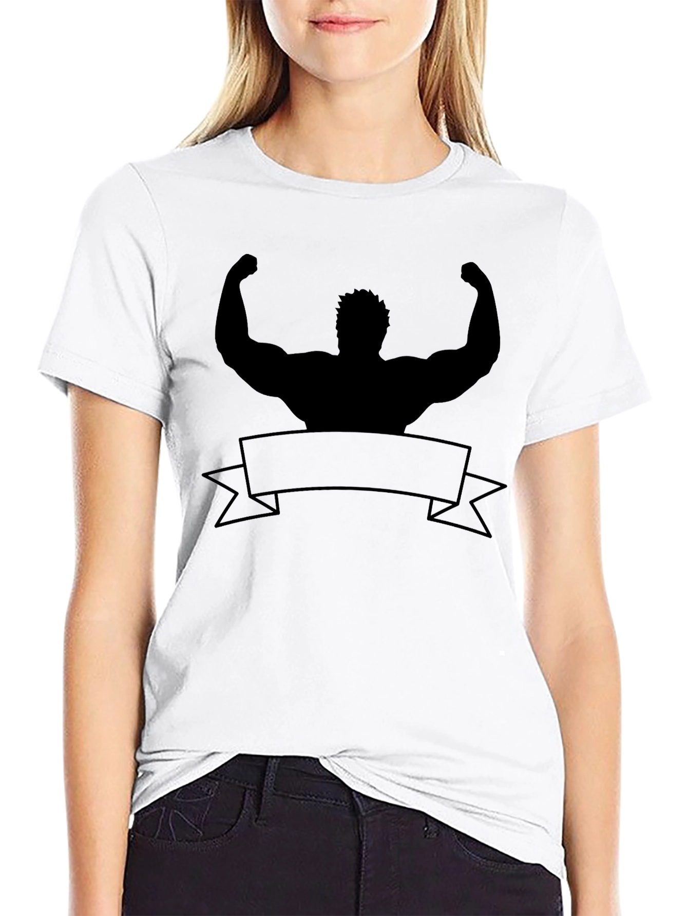 Muscle Man Silhouette T-Shirt