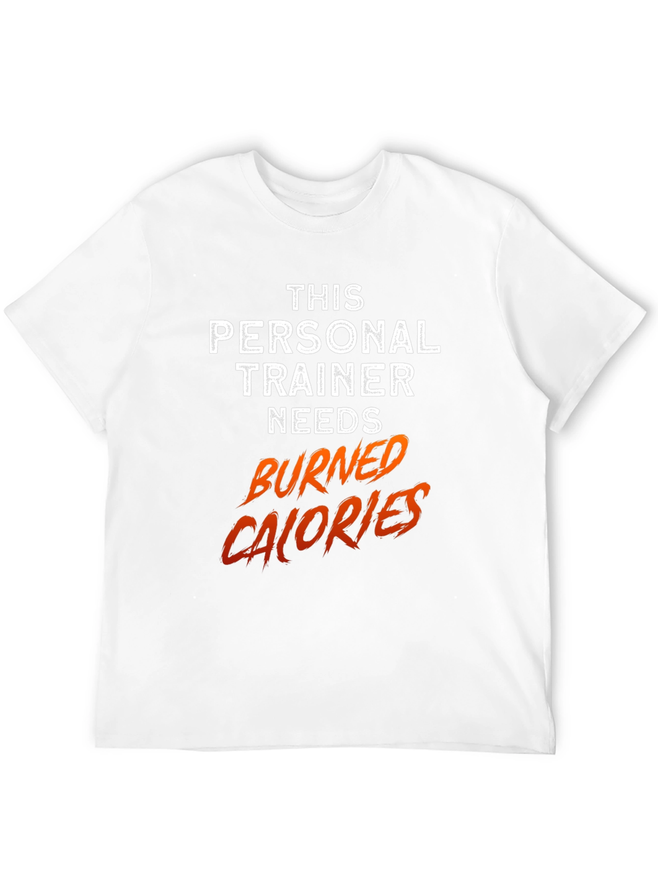 Personal Trainer Burned Calories Black T-Shirt