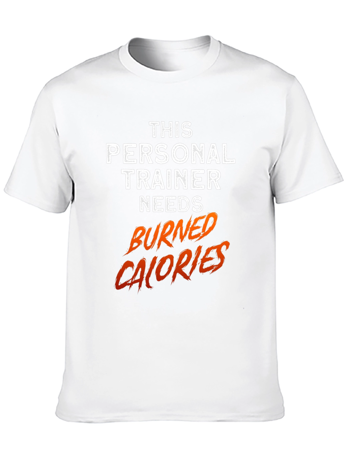 Personal Trainer Burned Calories Black T-Shirt
