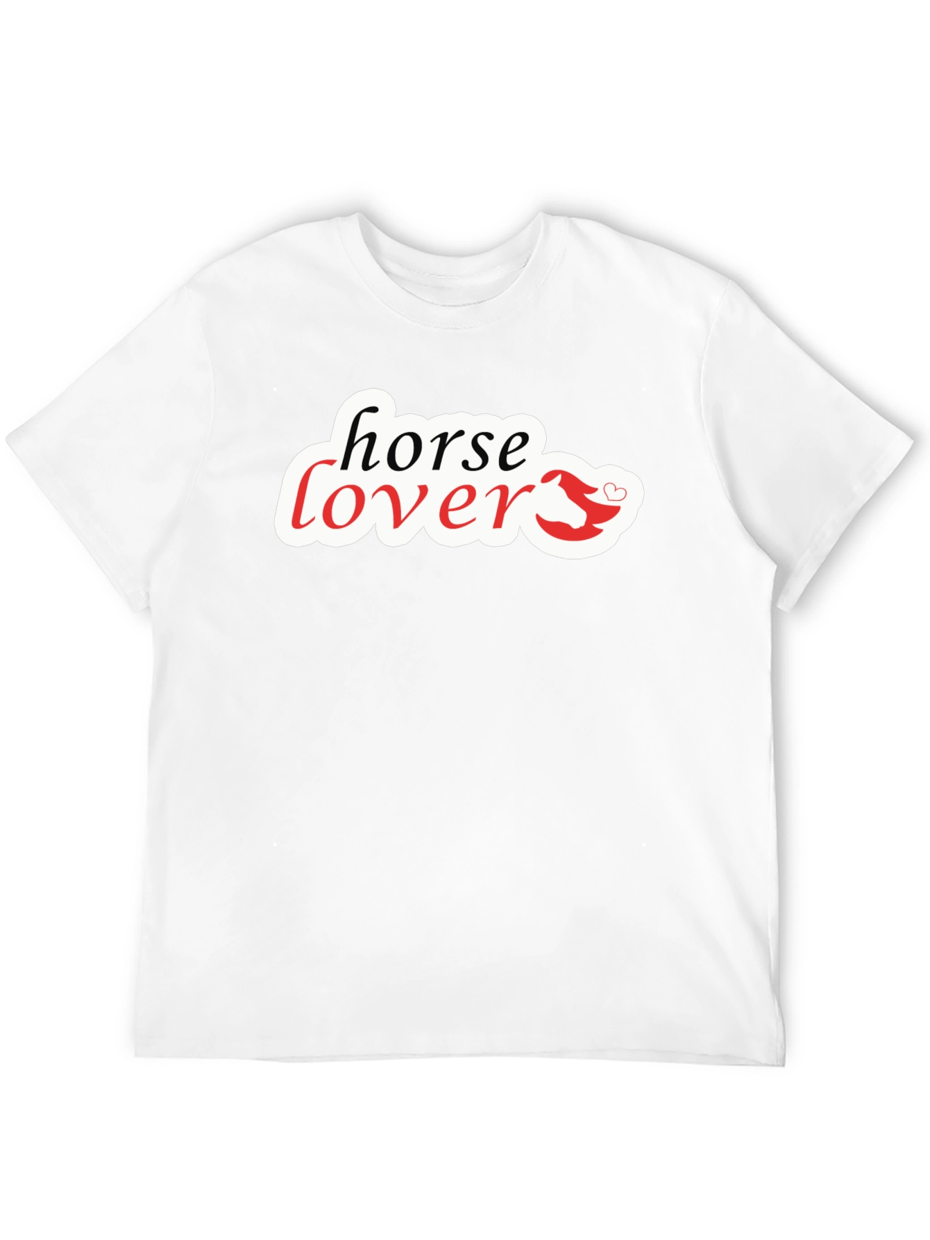 Horse Lover Graphic Tee - Black T-Shirt