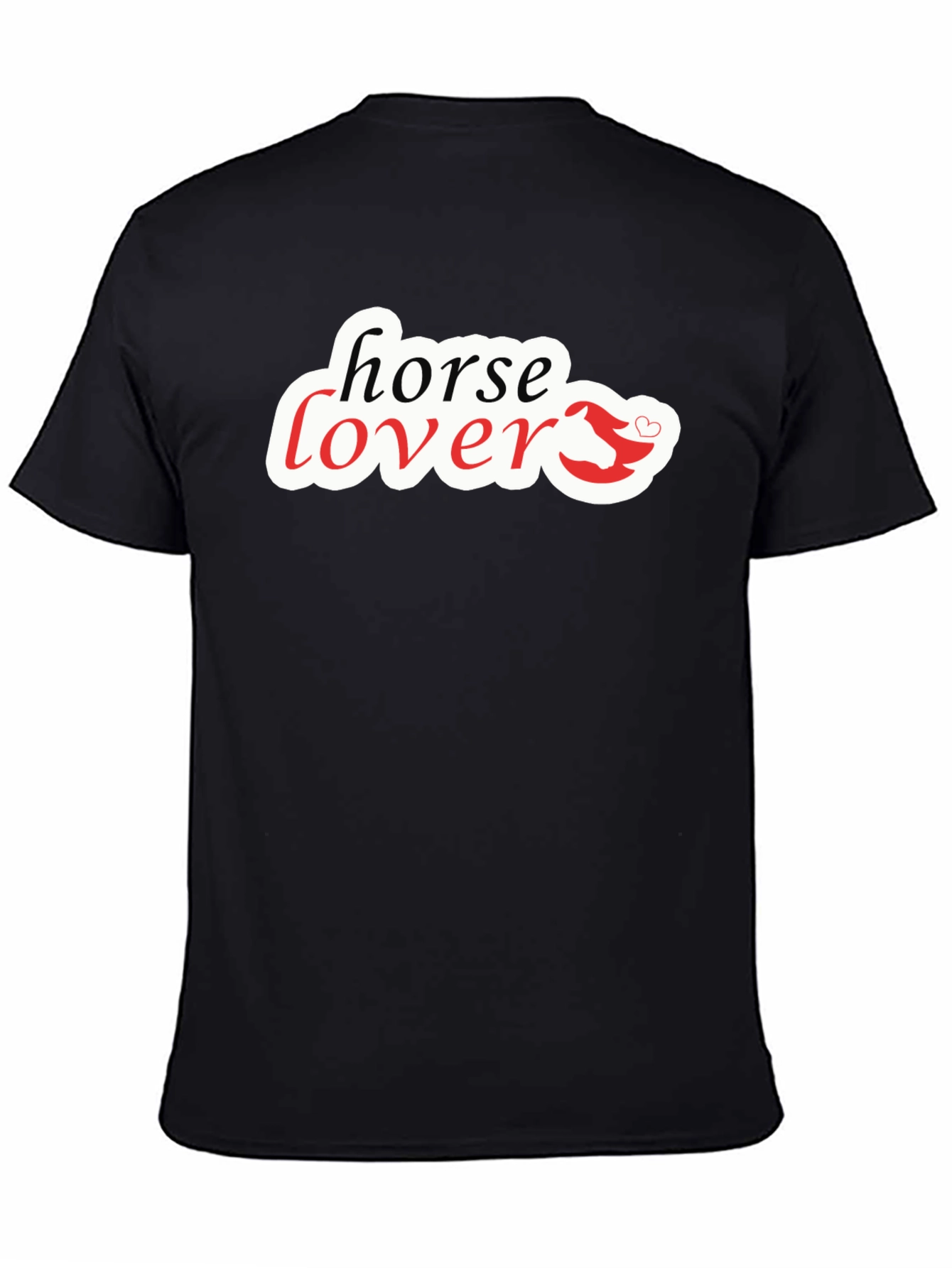 Horse Lover Graphic Tee - Black T-Shirt