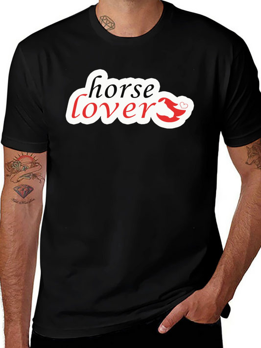 Horse Lover Graphic Tee - Black T-Shirt