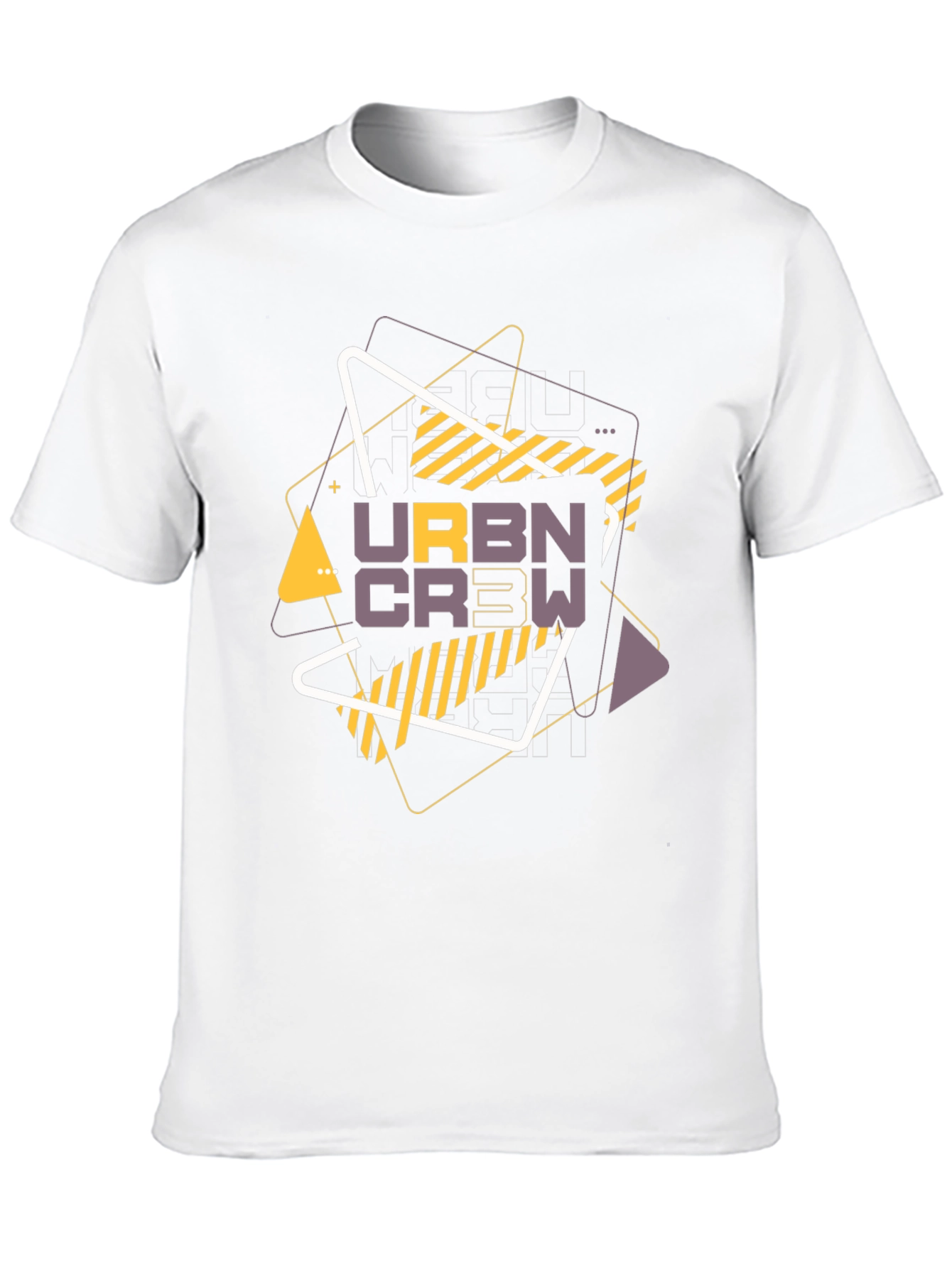 Urban Crew Graphic T-Shirt - Black