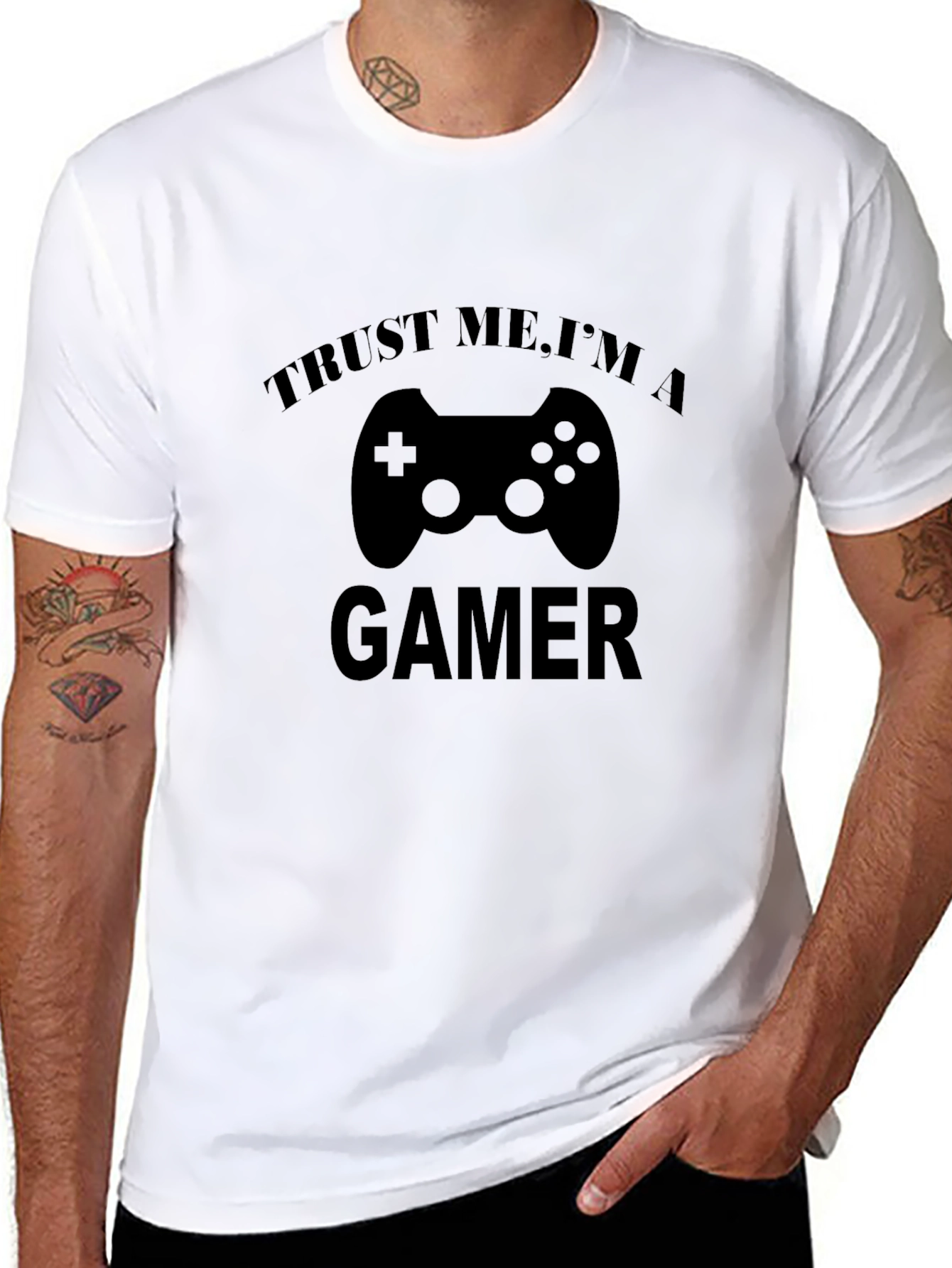 Trust Me Im a Gamer Black T-Shirt