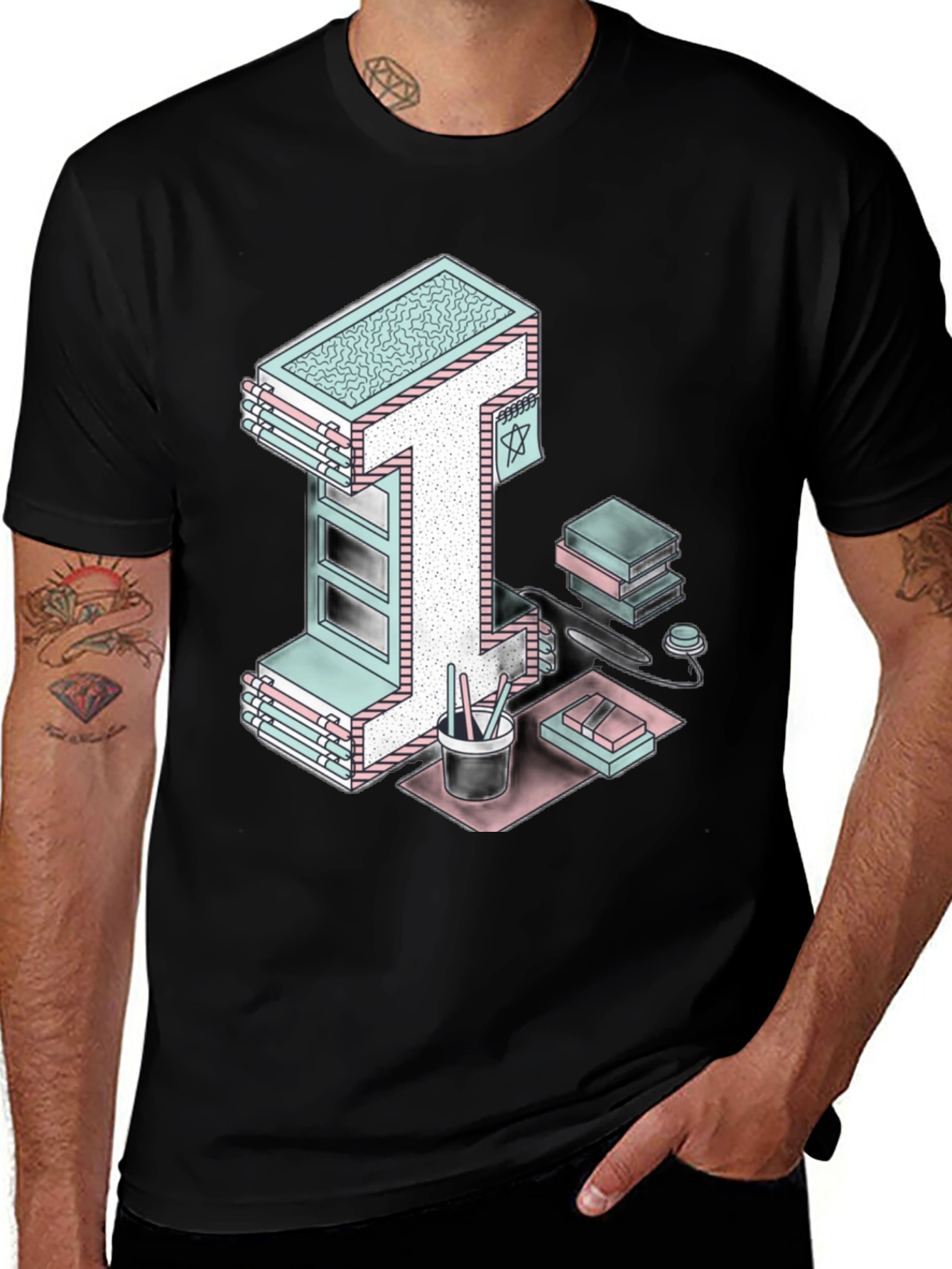 Isometric Office T-Shirt - Unique Architect Design