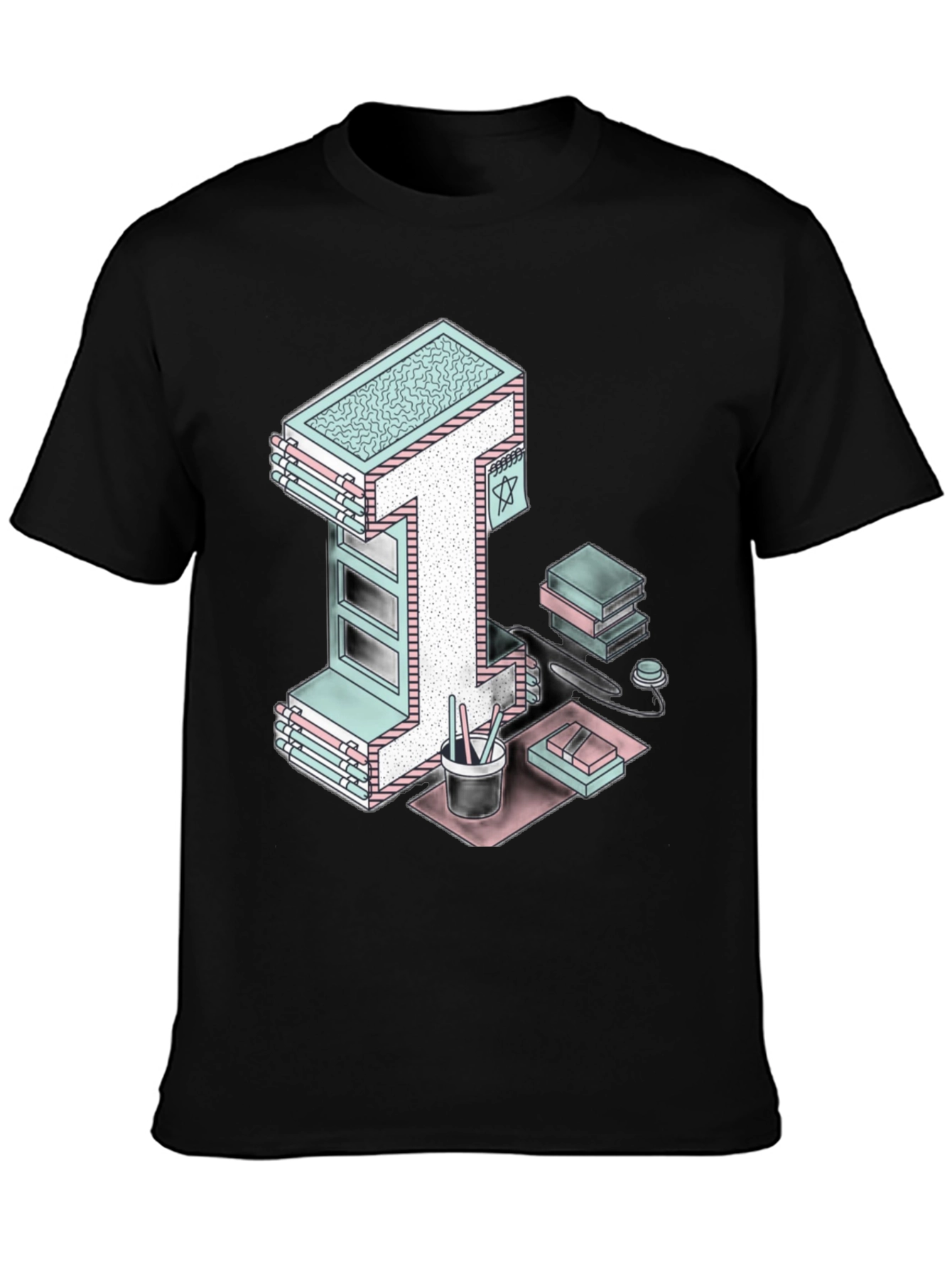Isometric Office T-Shirt - Unique Architect Design