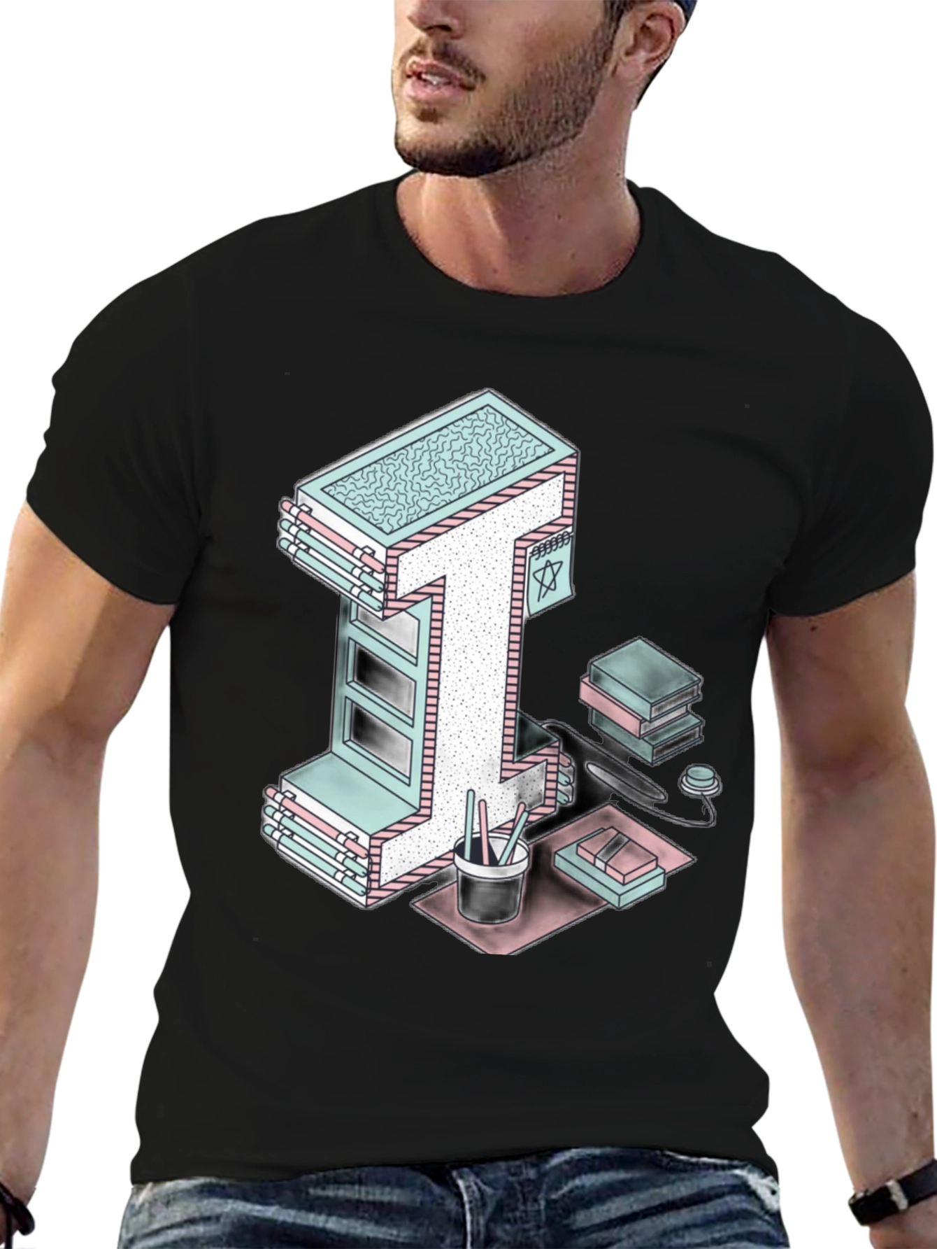 Isometric Office T-Shirt - Unique Architect Design