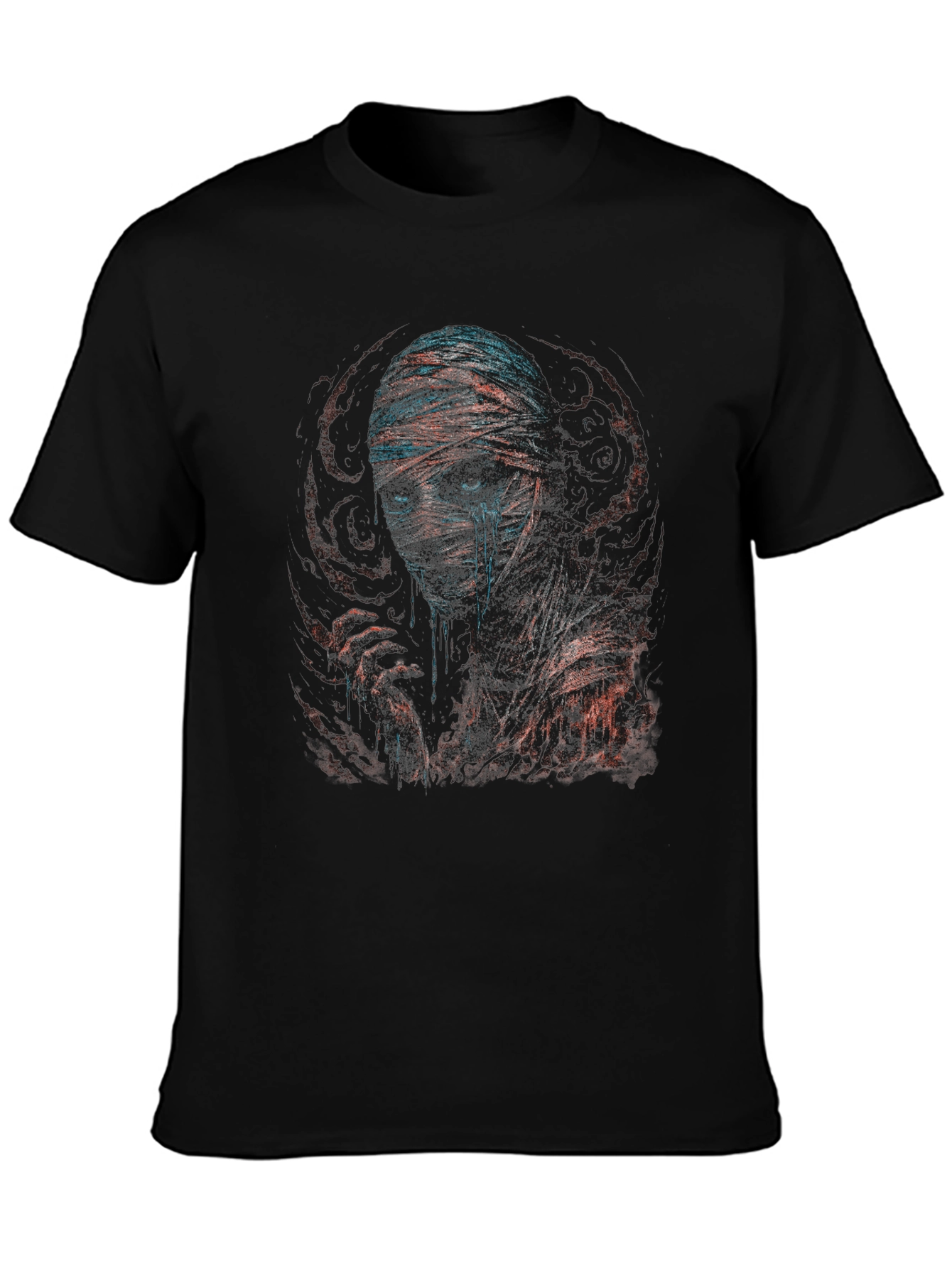 Mummy Graphic Print Crew Neck T-Shirt