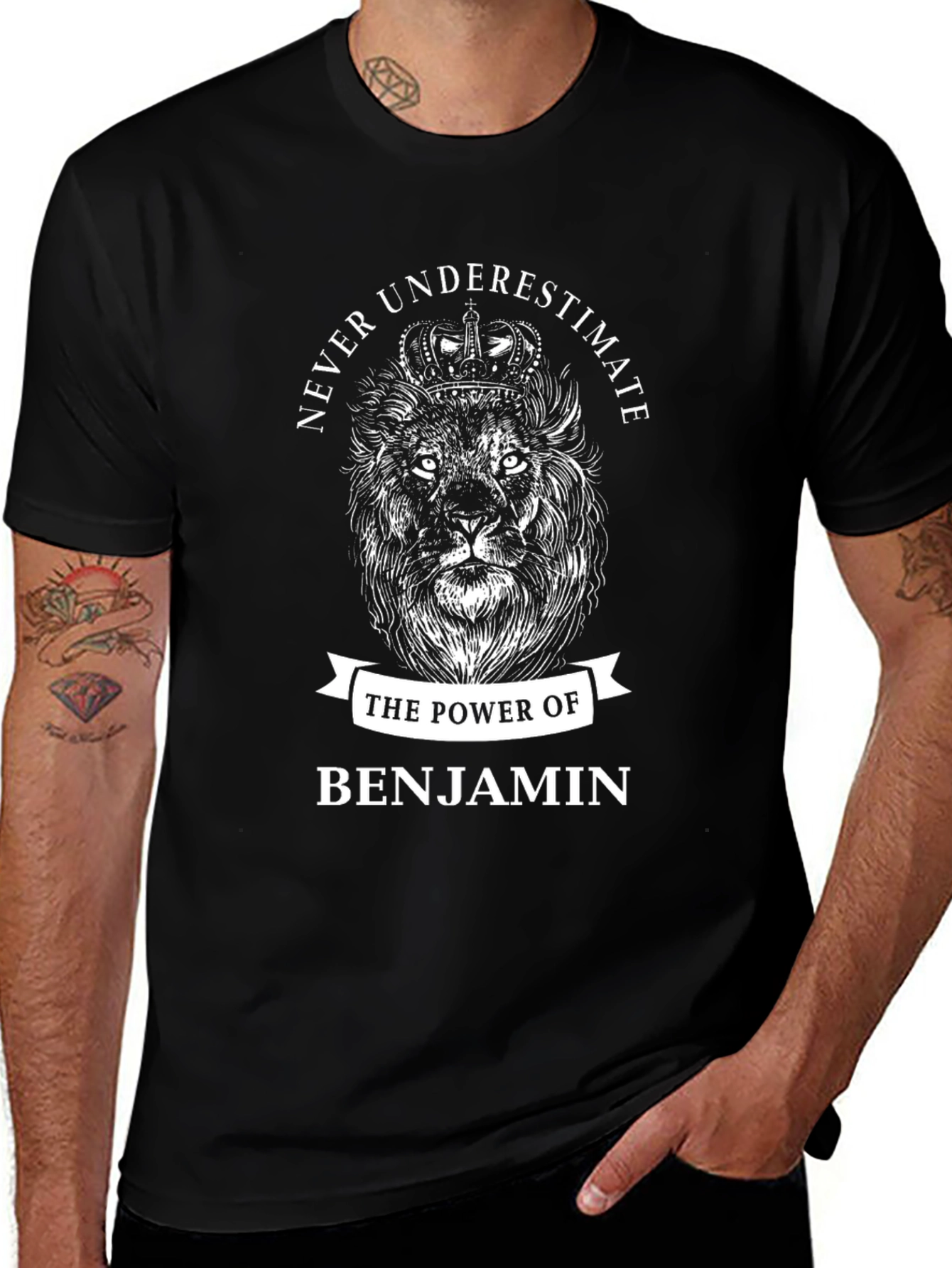 Benjamin Power Lion Graphic Tee - Never Underestimate