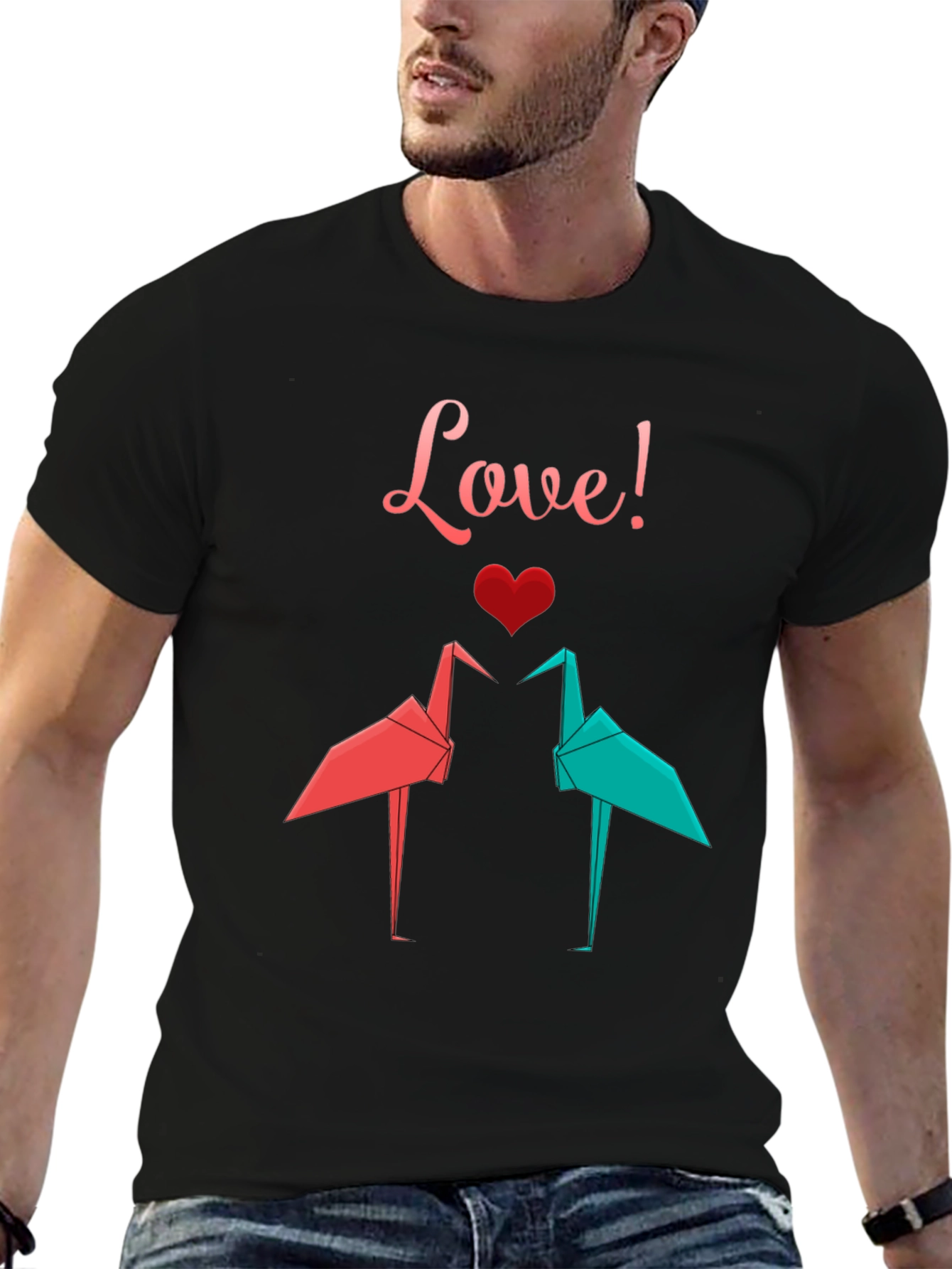 Love Origami Crane T-Shirt