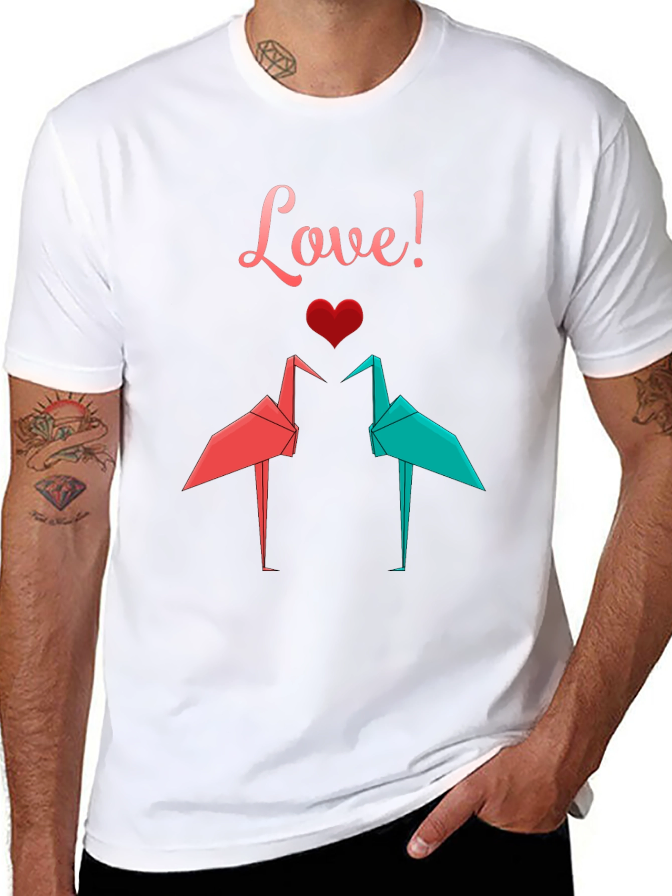 Love Origami Crane T-Shirt