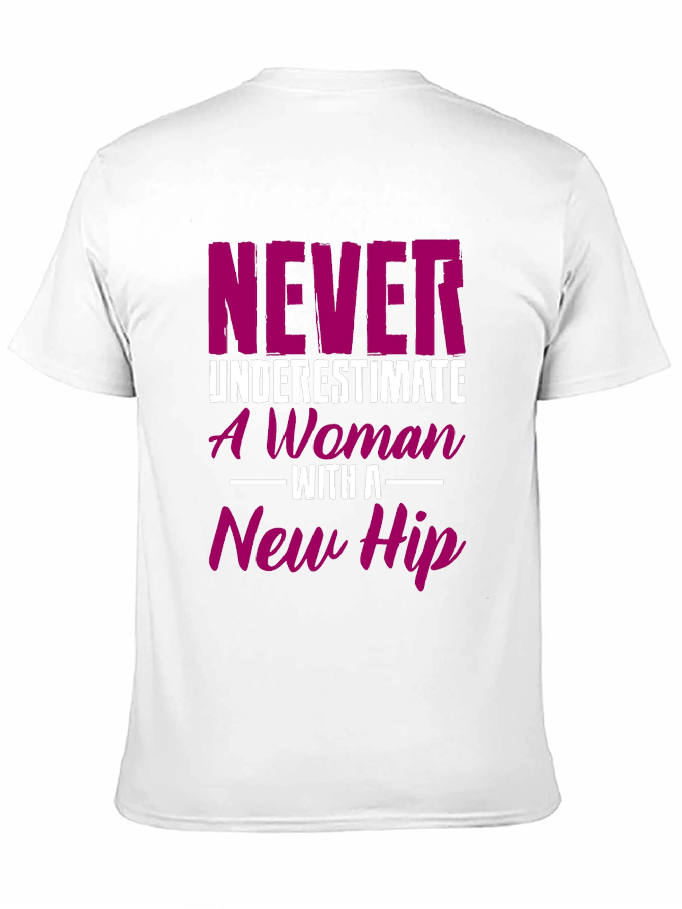 New Hip Womans Tee - Funny Recovery Gift