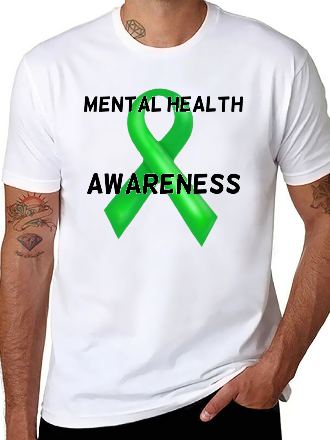 Mental Health Awareness Ribbon T-Shirt