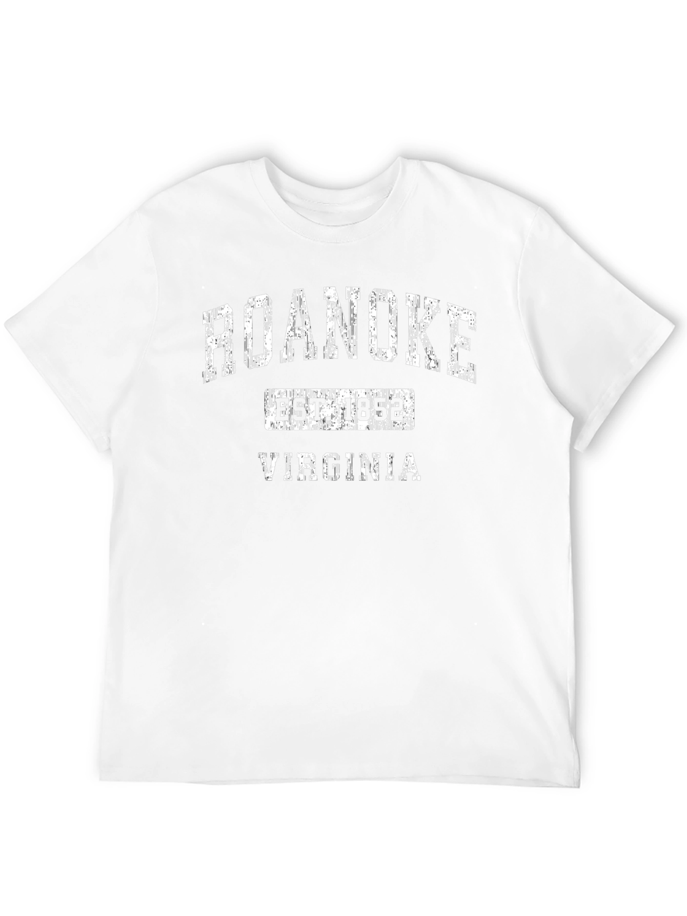 Roanoke Virginia Est 1852 T-Shirt - Classic Black