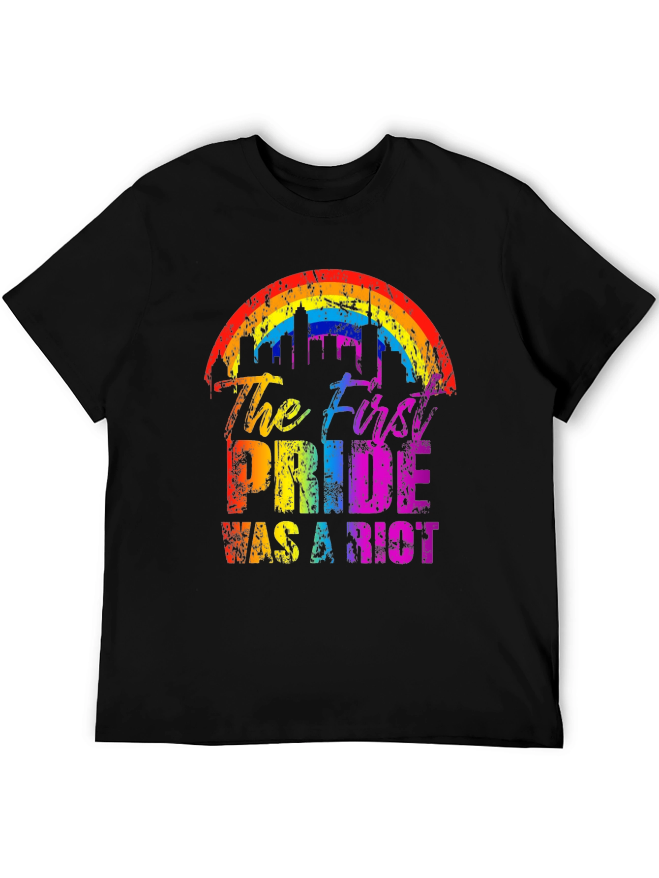 Pride Riot Rainbow Graphic Tee