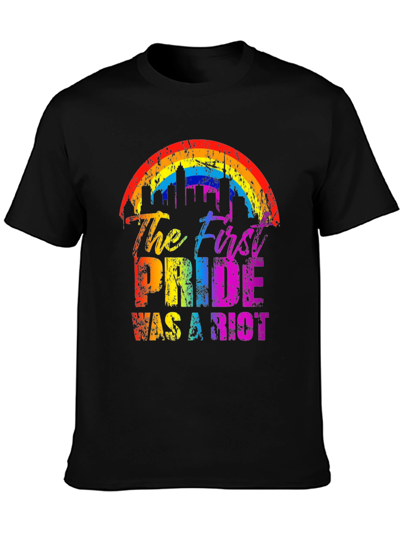 Pride Riot Rainbow Graphic Tee