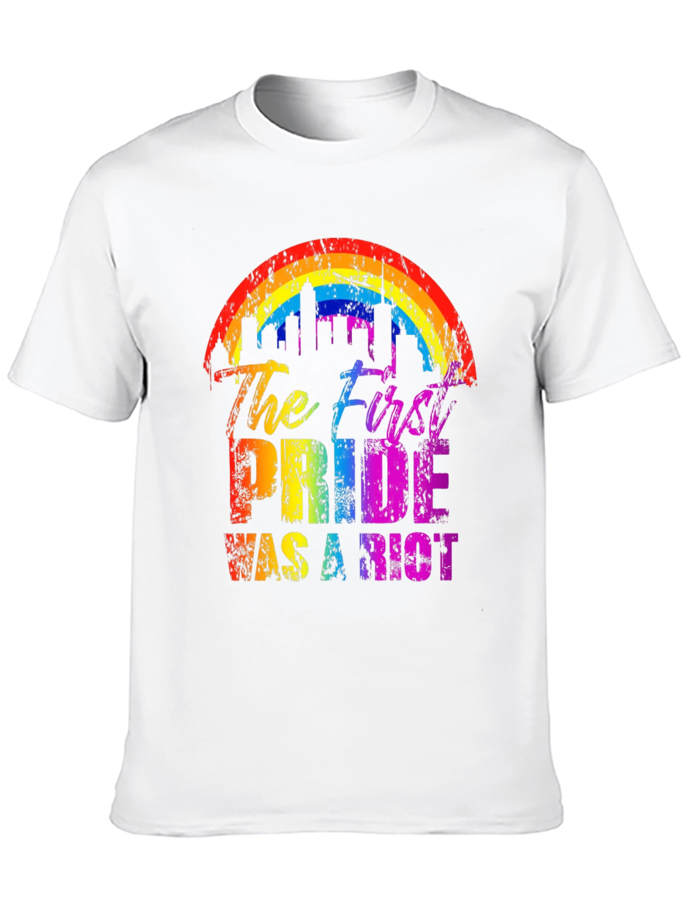 Pride Riot Rainbow Graphic Tee