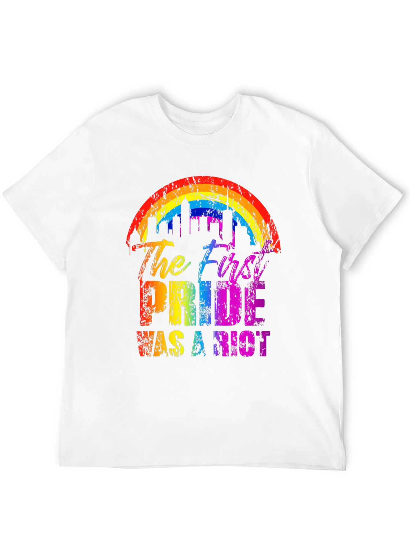 Pride Riot Rainbow Graphic Tee