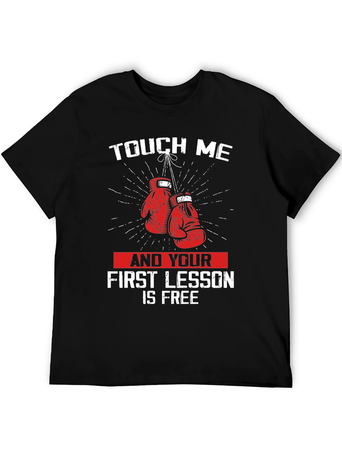 Touch Me Boxing Gloves Graphic T-Shirt