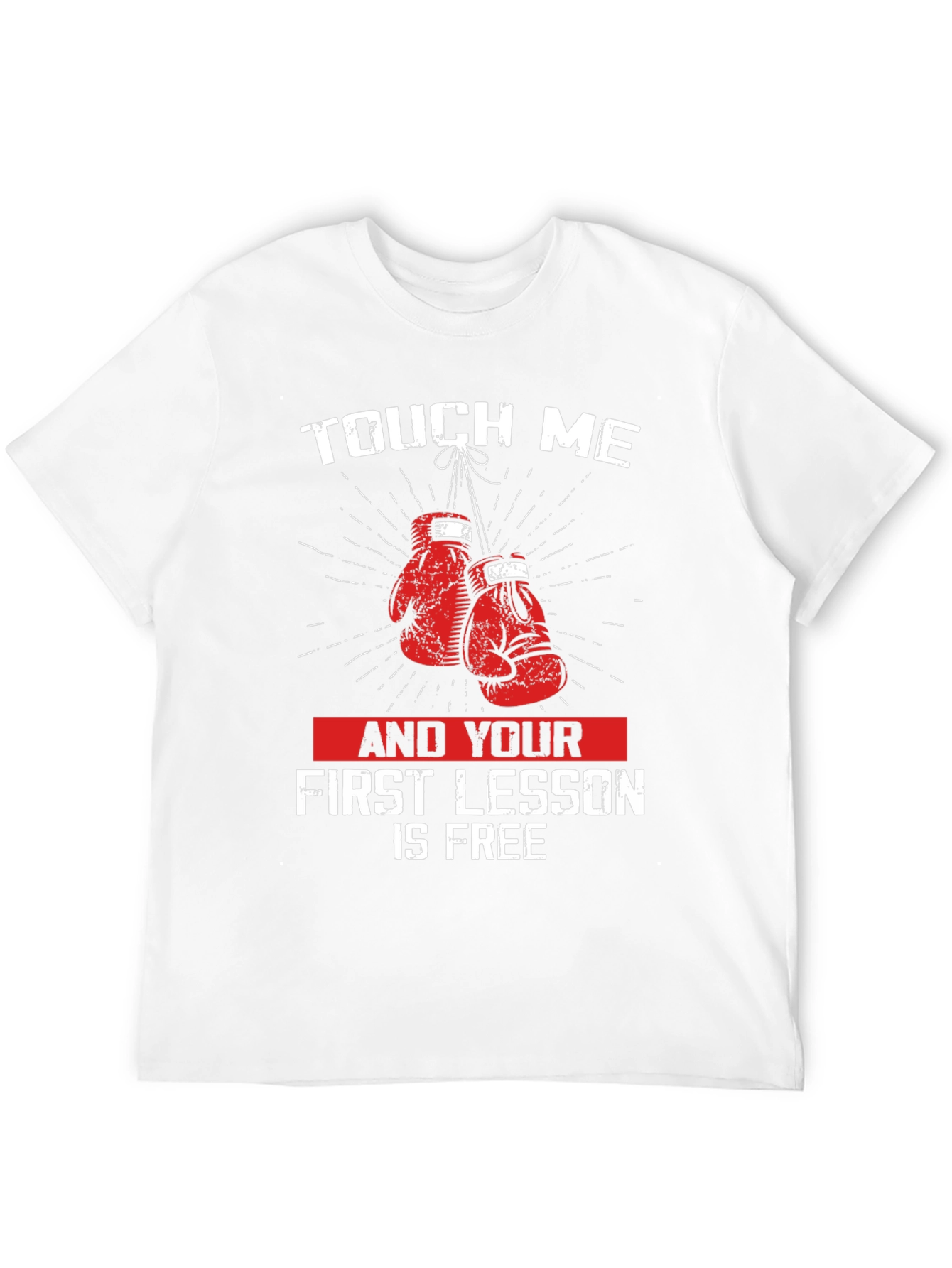 Touch Me Boxing Gloves Graphic T-Shirt