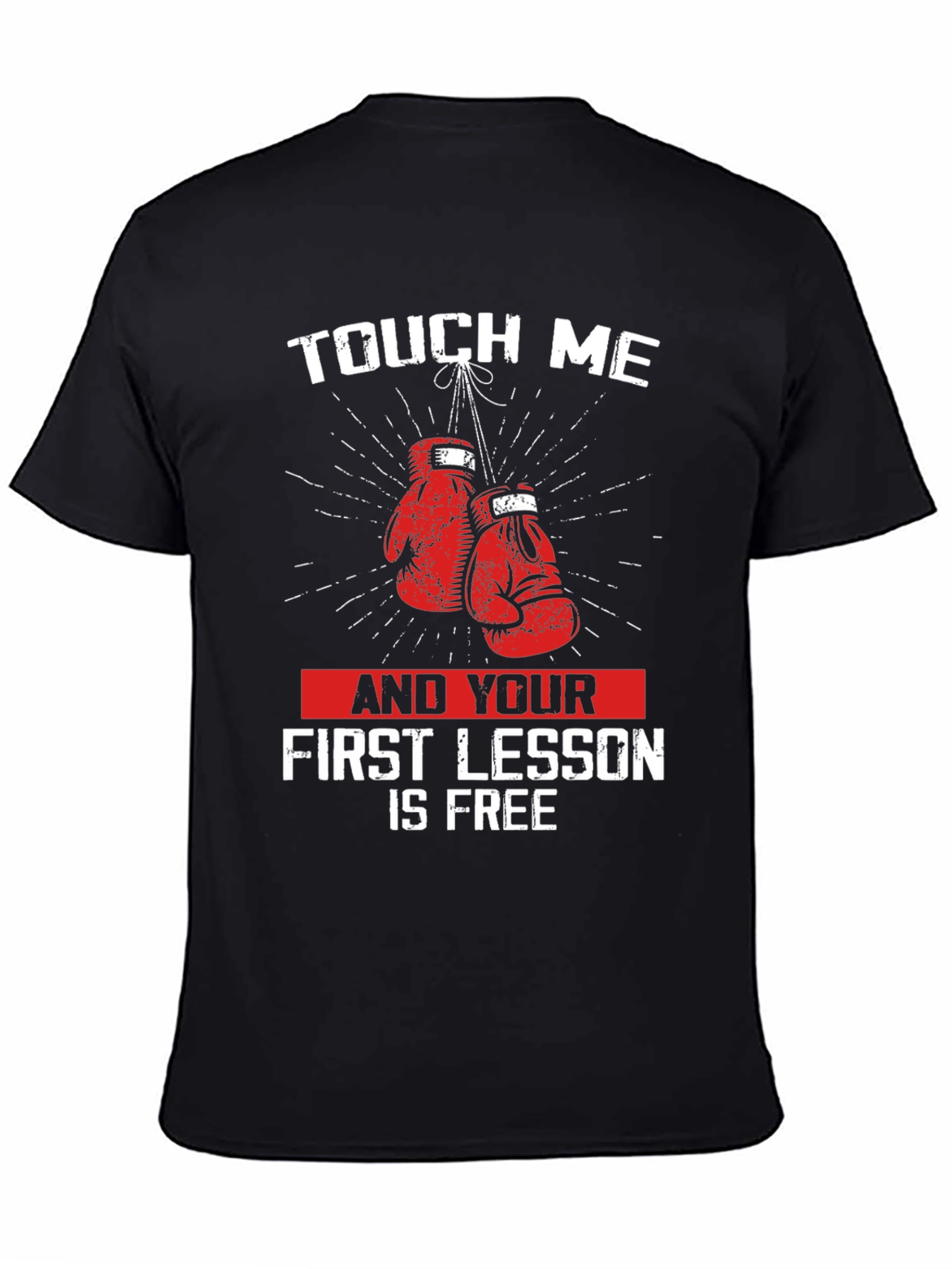 Touch Me Boxing Gloves Graphic T-Shirt