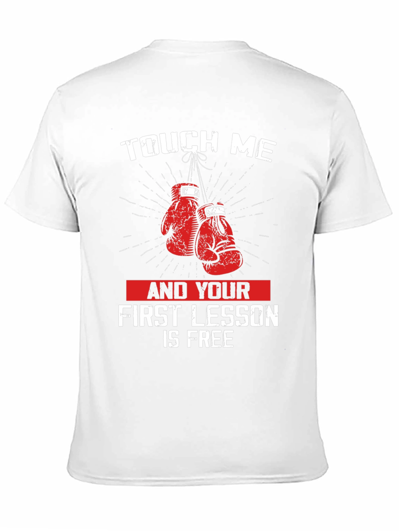 Touch Me Boxing Gloves Graphic T-Shirt