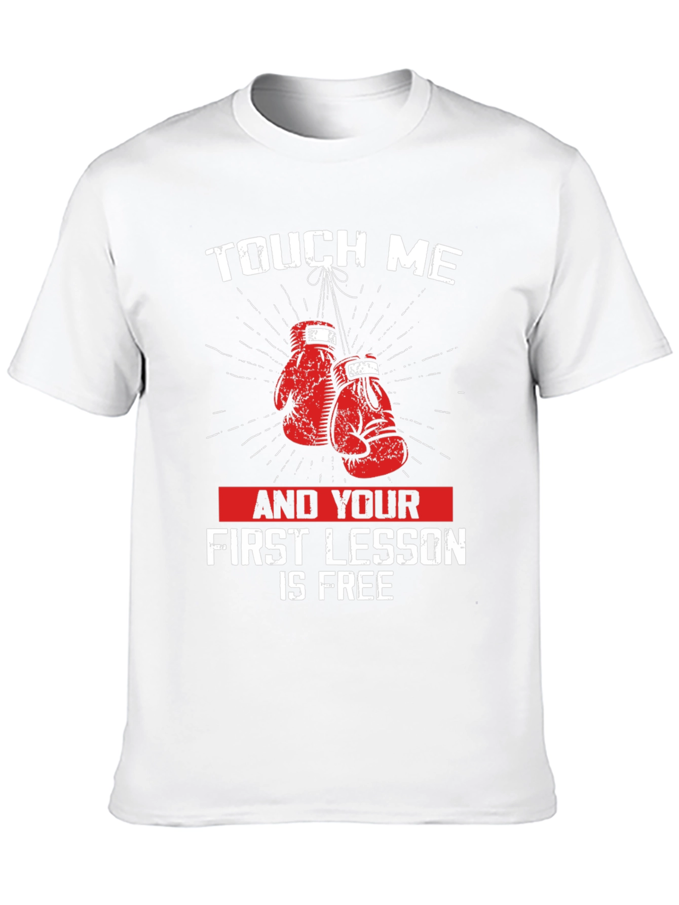 Touch Me Boxing Gloves Graphic T-Shirt