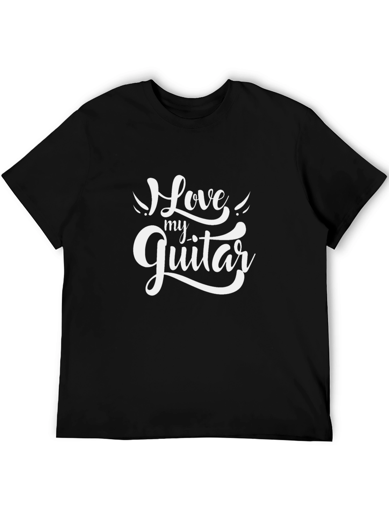 Love My Guitar Graphic Tee - Stylish Musician T-Shirt