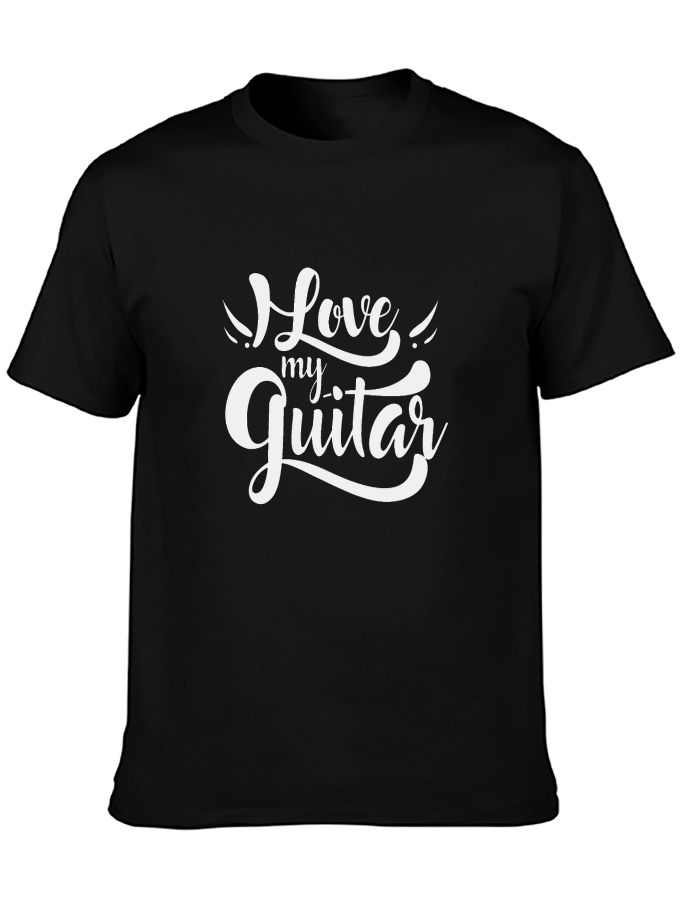 Love My Guitar Graphic Tee - Stylish Musician T-Shirt