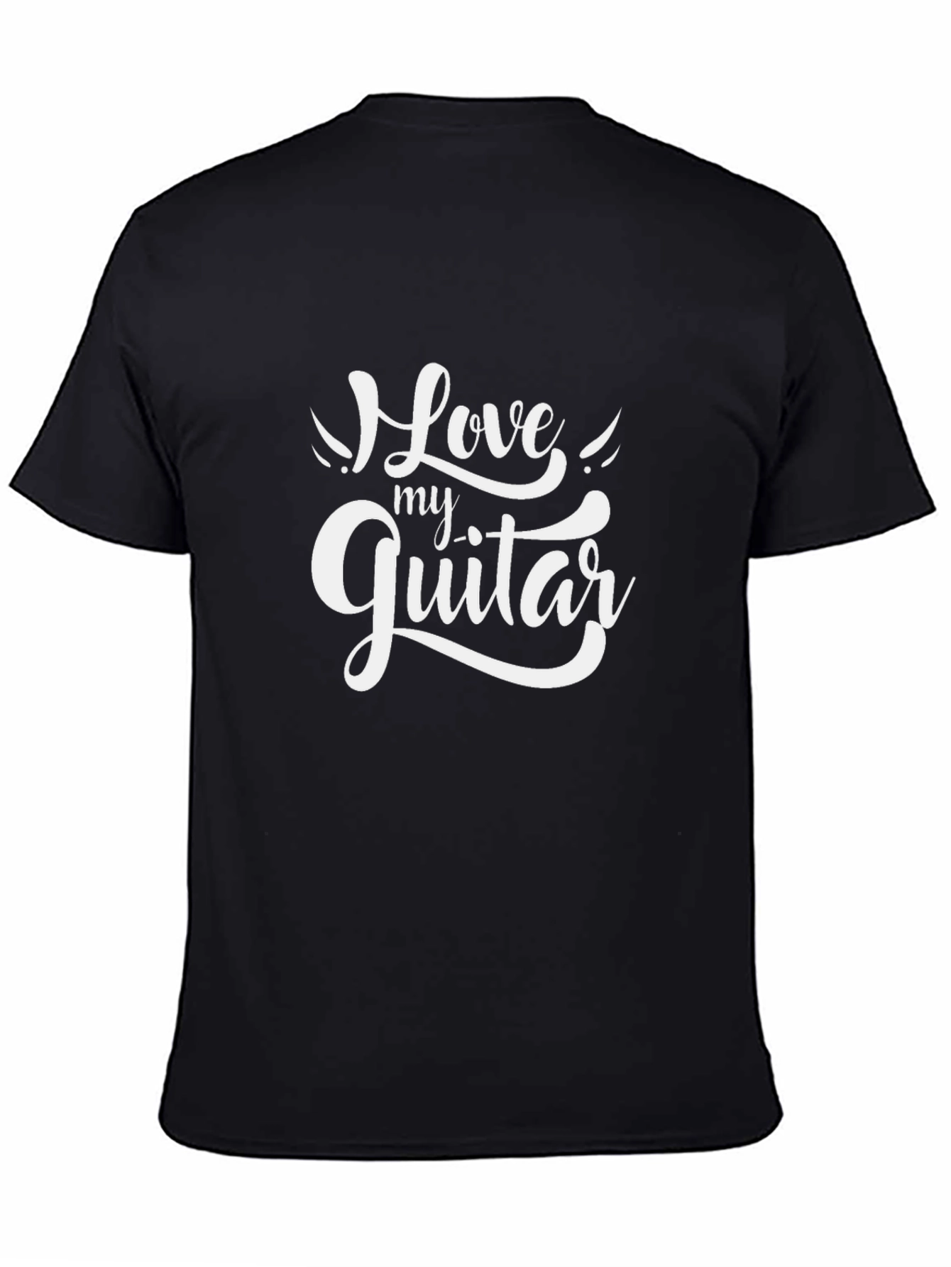 Love My Guitar Graphic Tee - Stylish Musician T-Shirt
