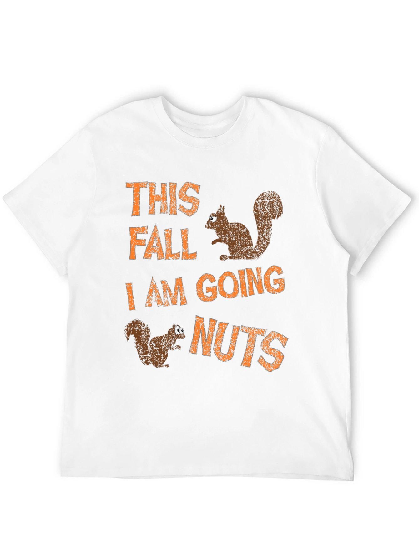 Fall Squirrels Mens Graphic Tee