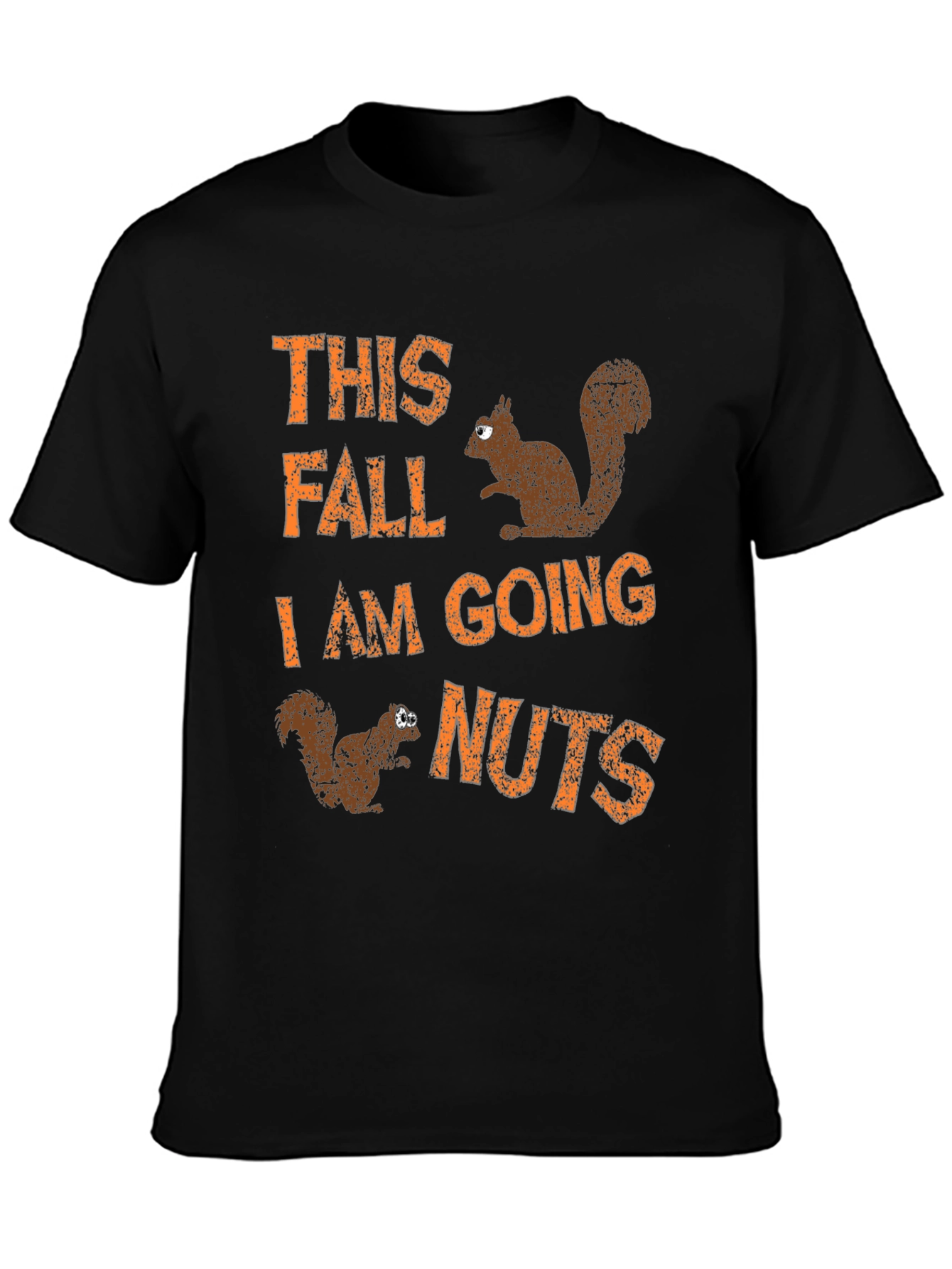 Fall Squirrels Mens Graphic Tee