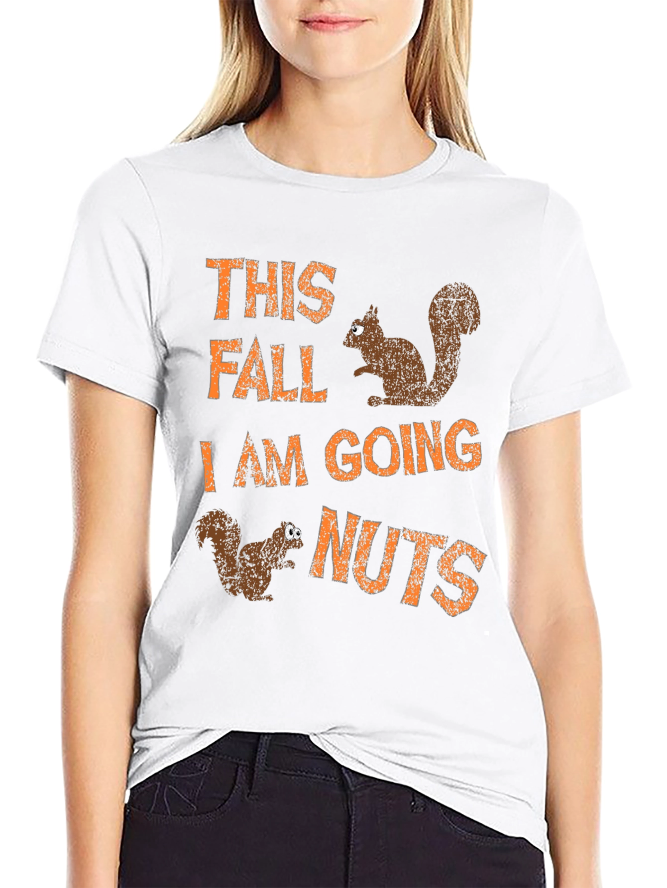 Fall Squirrels Mens Graphic Tee